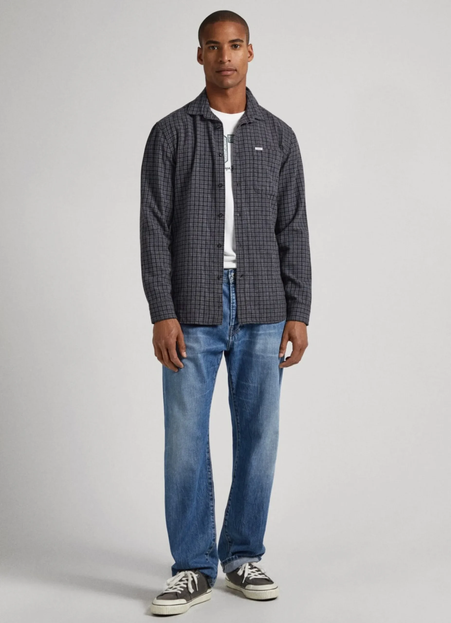 Homem Pepe Jeans Camisas>Camisa Xadrez Regular Fit