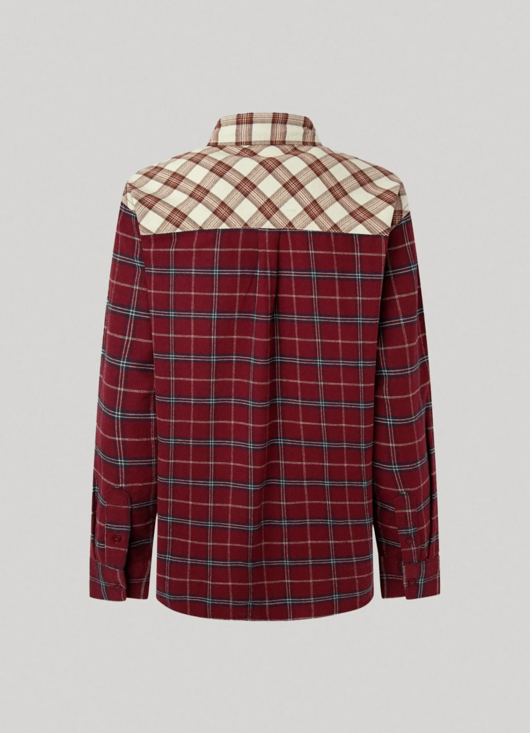 Mulher Pepe Jeans Camisas E Blusas>Camisa Xadrez Relaxed Fit