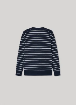 Rapaz Pepe Jeans Sweatshirts E Malhas>Camisola Algodao As Riscas