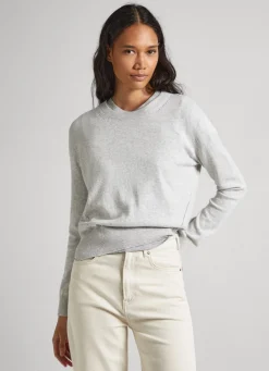 Mulher Pepe Jeans Malhas>Camisola Algodao Caxemira