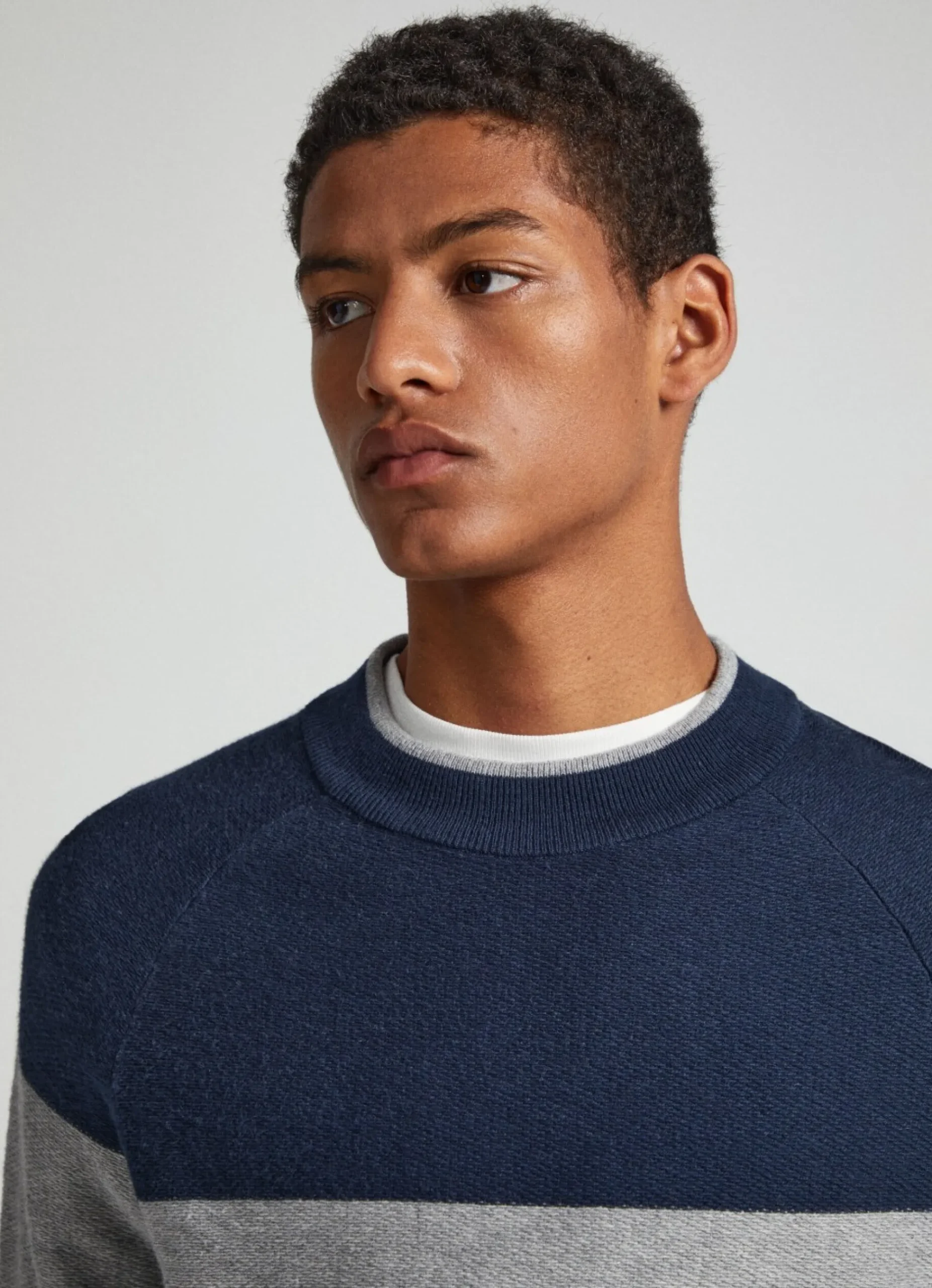 Homem Pepe Jeans Malhas>Camisola Algodao Color Block