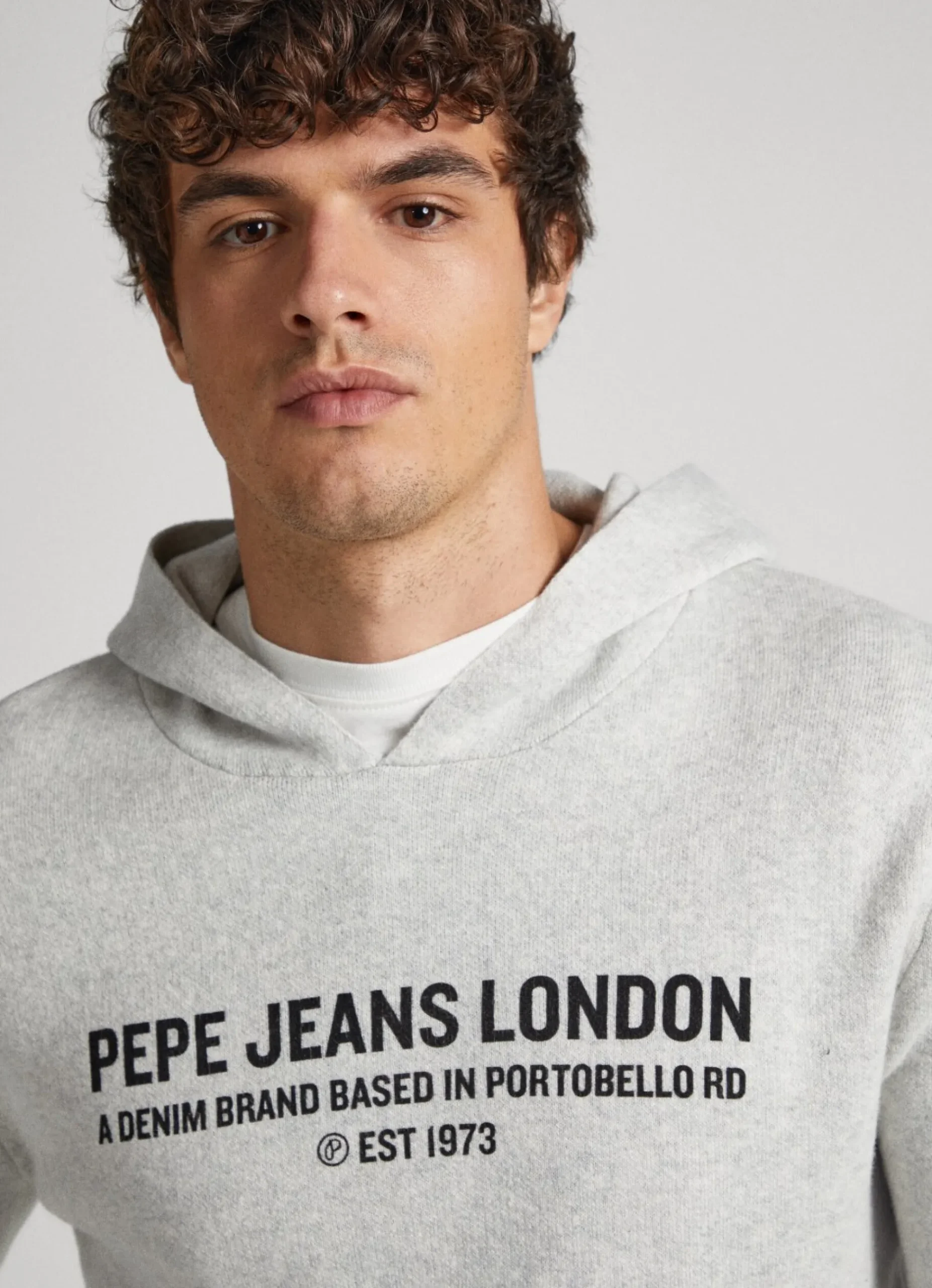 Homem Pepe Jeans Malhas>Camisola Algodao Com Capuz
