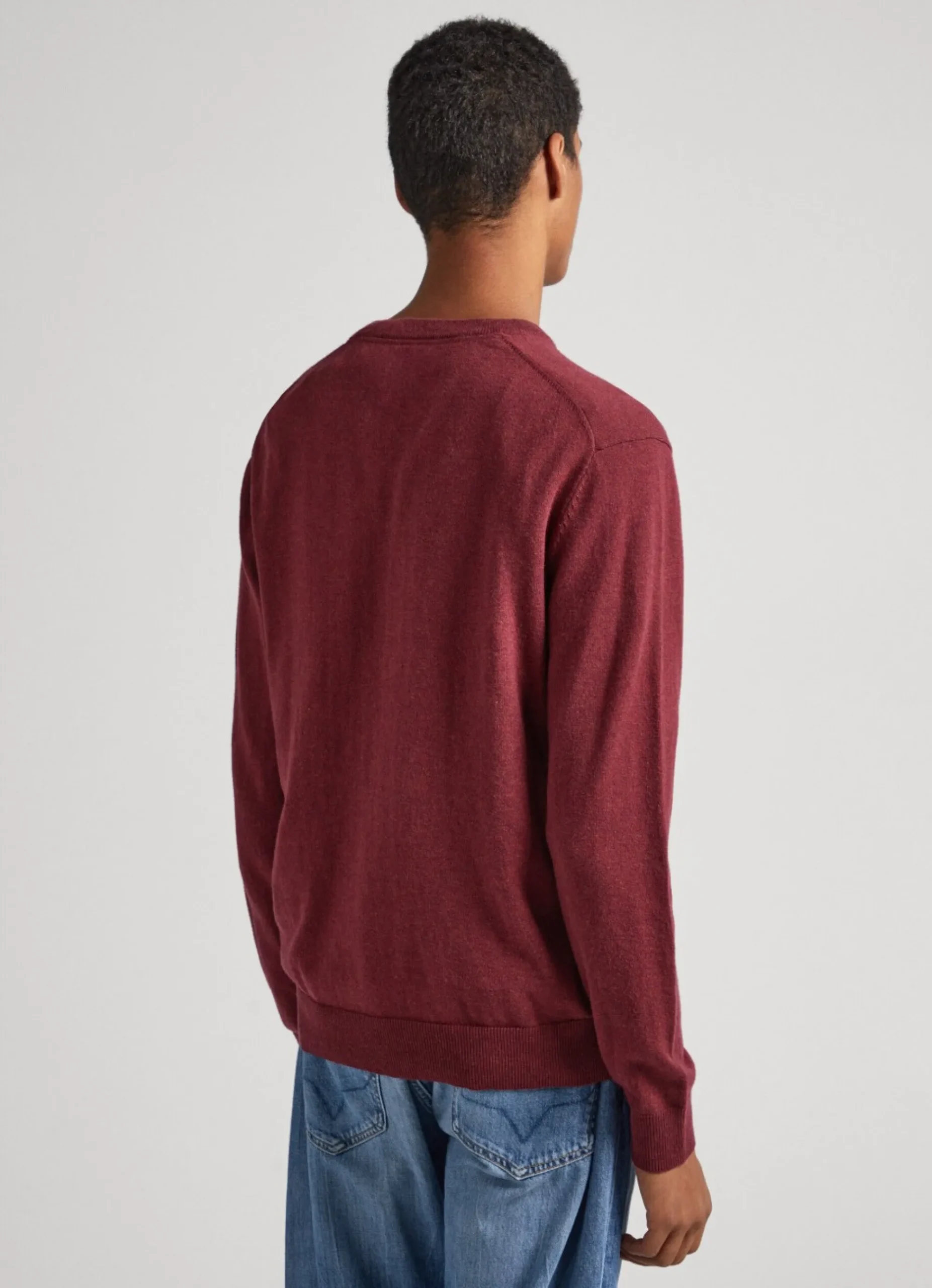 Homem Pepe Jeans Malhas>Camisola Algodao Decote Em V
