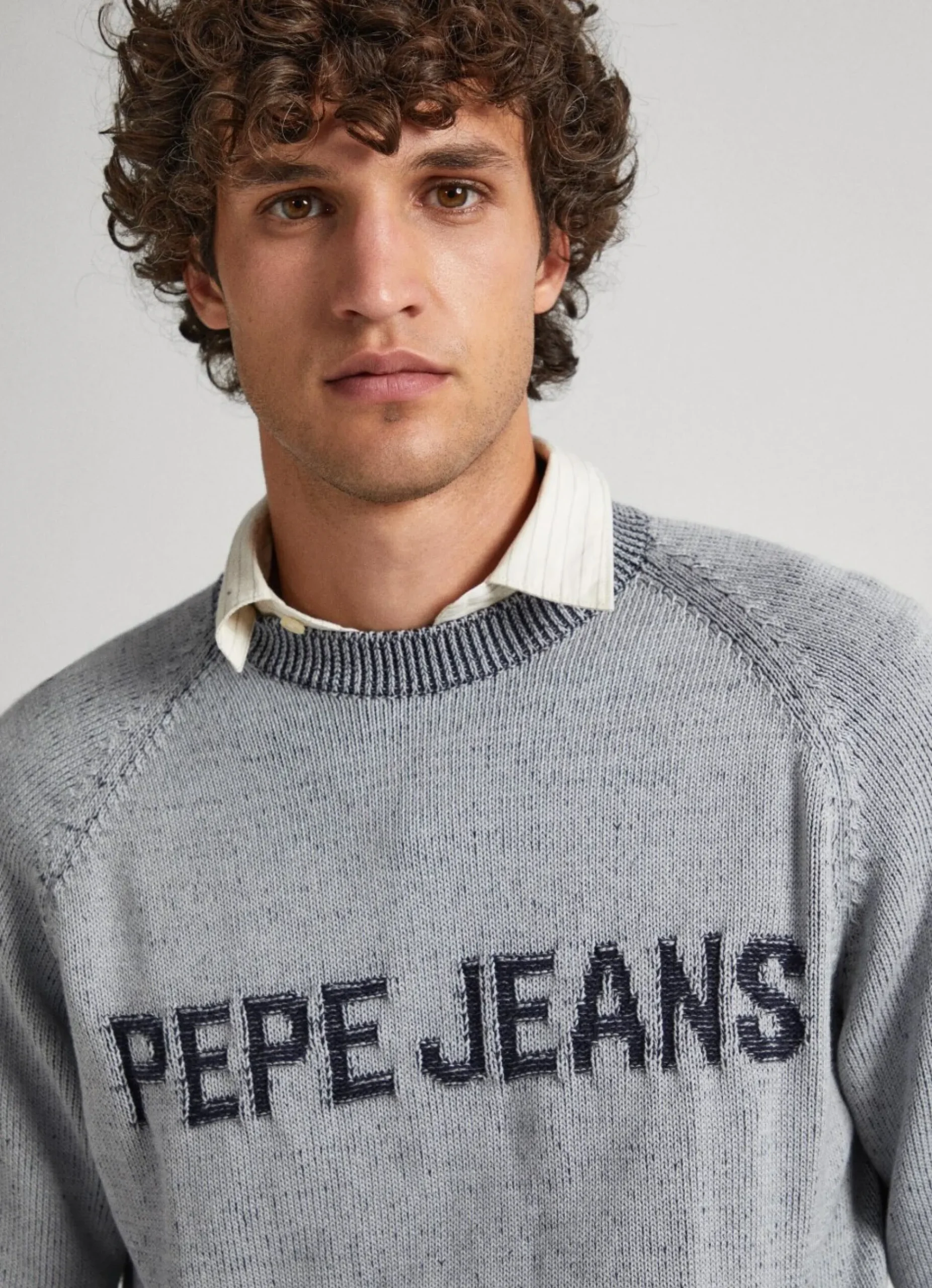 Homem Pepe Jeans Malhas>Camisola Algodao Decote Redondo