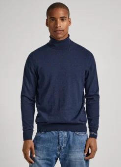 Homem Pepe Jeans Malhas>Camisola Algodao Gola Alta