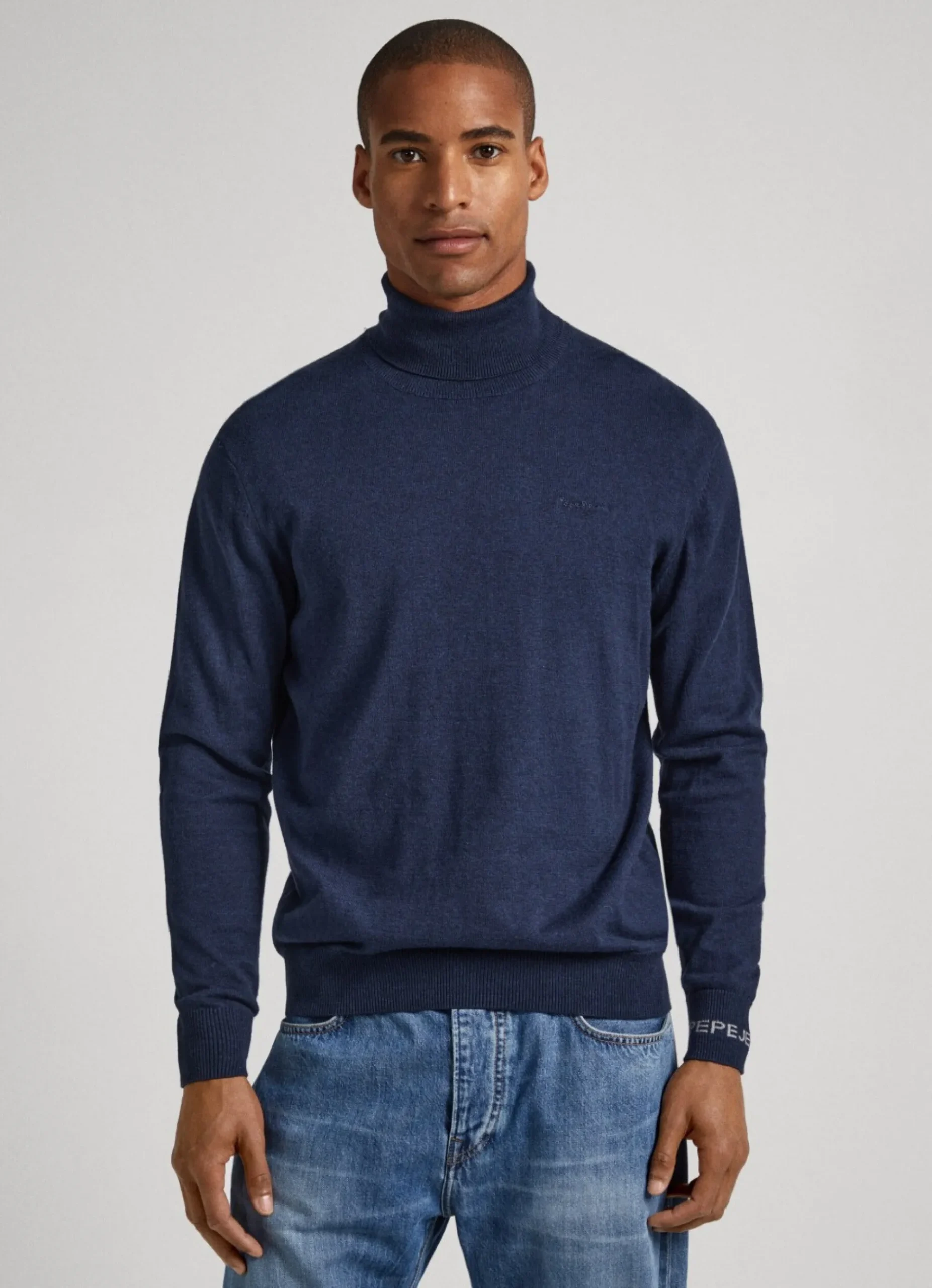 Homem Pepe Jeans Malhas>Camisola Algodao Gola Alta