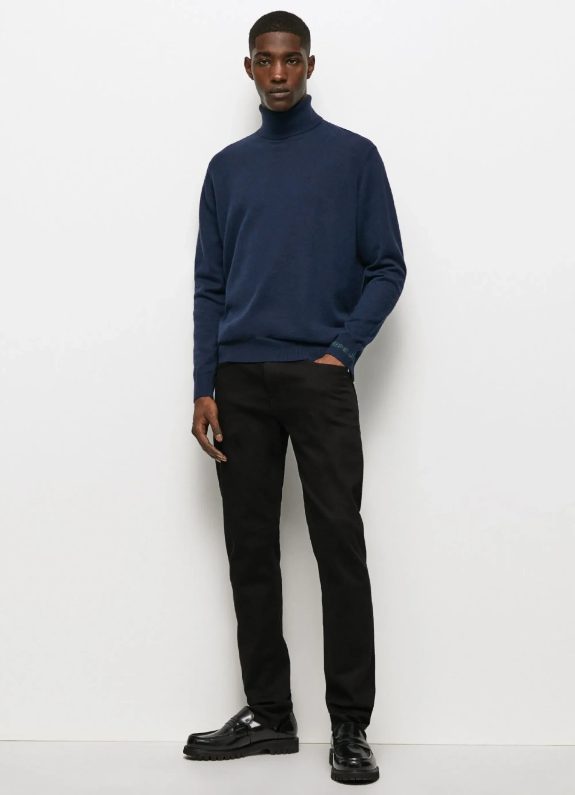 Homem Pepe Jeans Malhas>Camisola Algodao Gola Alta