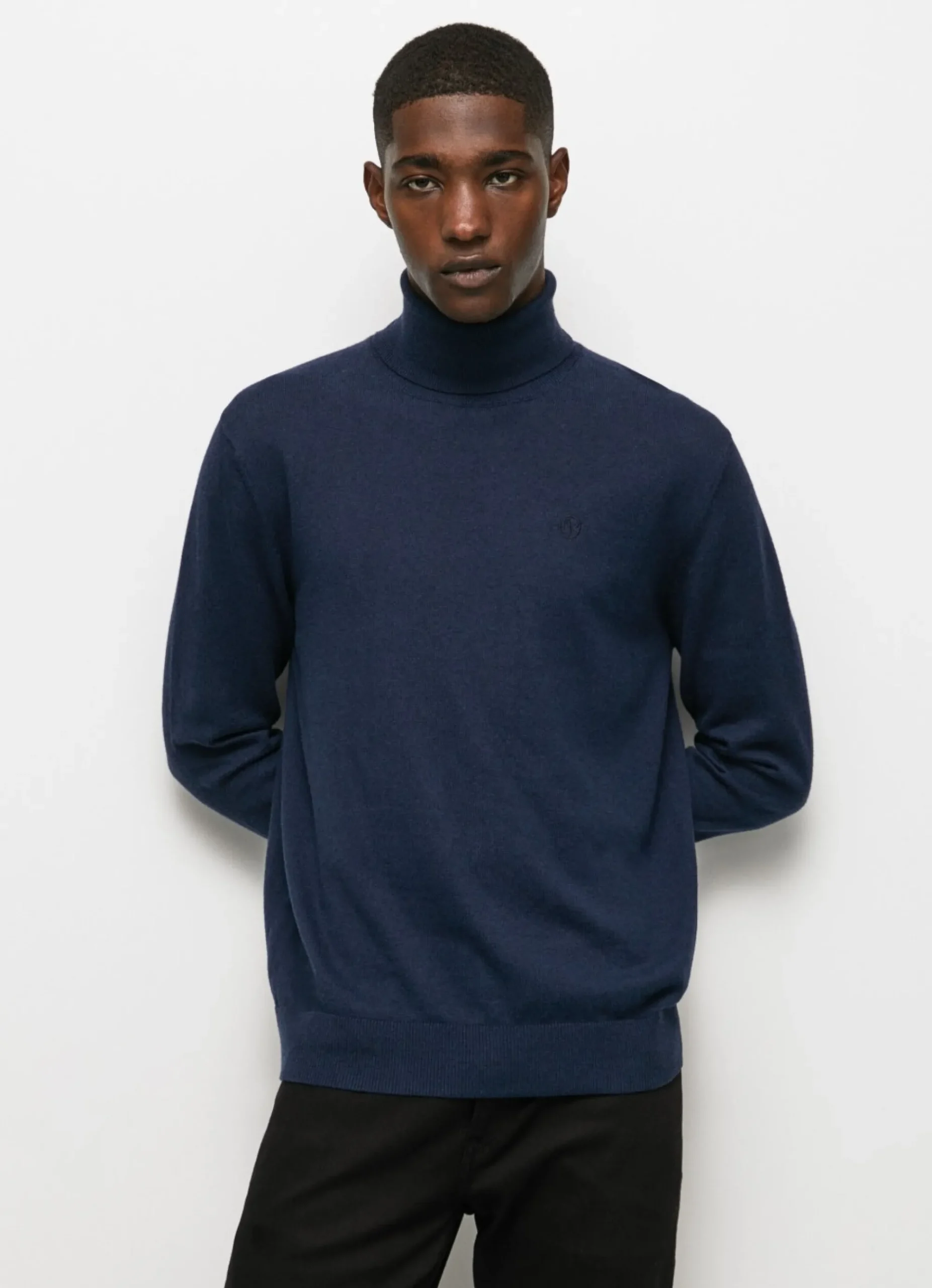 Homem Pepe Jeans Malhas>Camisola Algodao Gola Alta