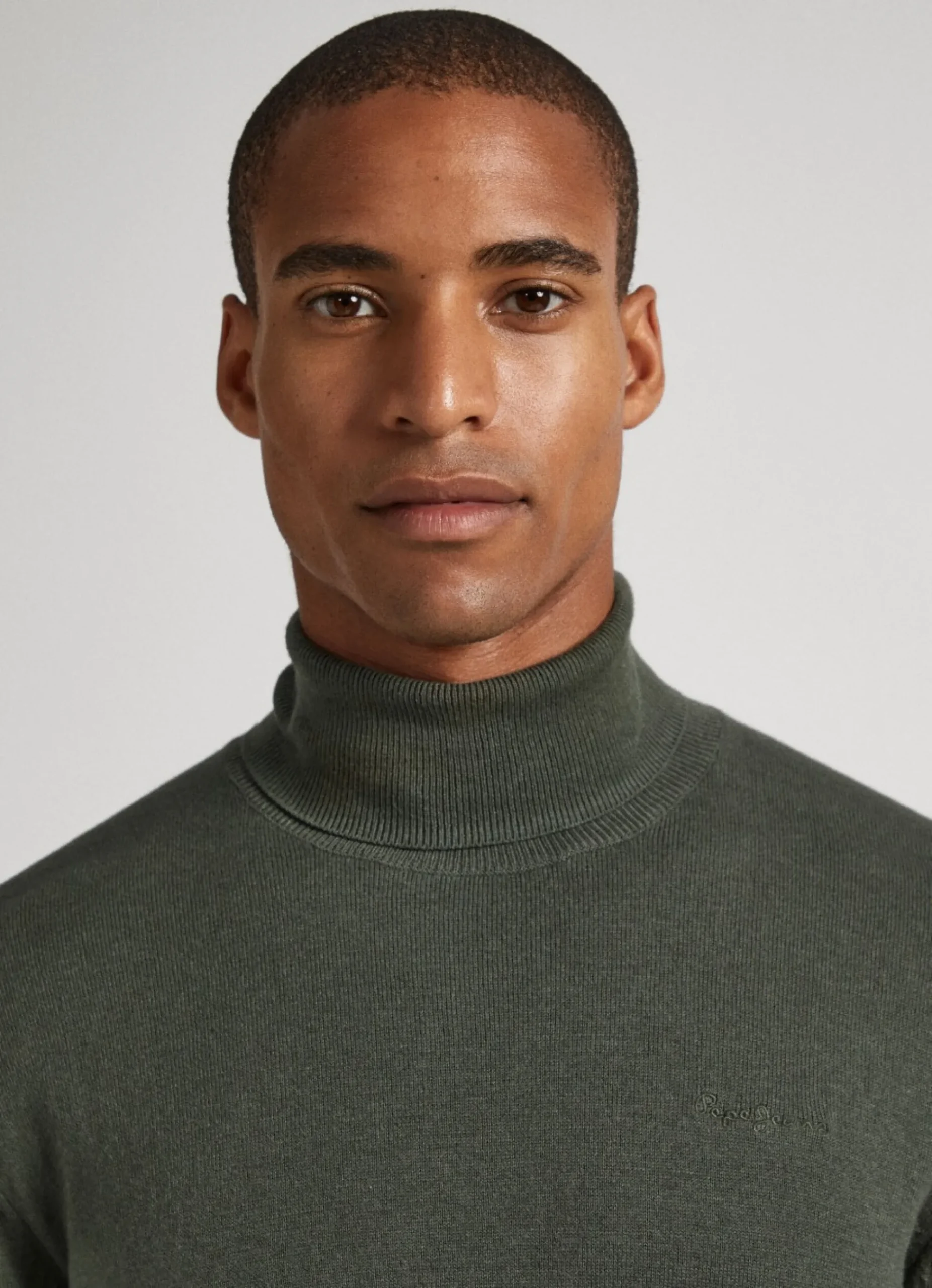 Homem Pepe Jeans Malhas>Camisola Algodao Gola Alta