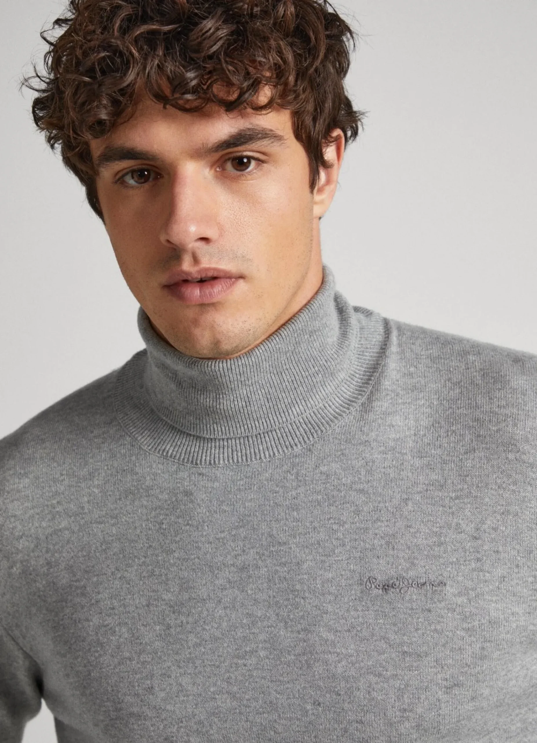 Homem Pepe Jeans Malhas>Camisola Algodao Gola Alta
