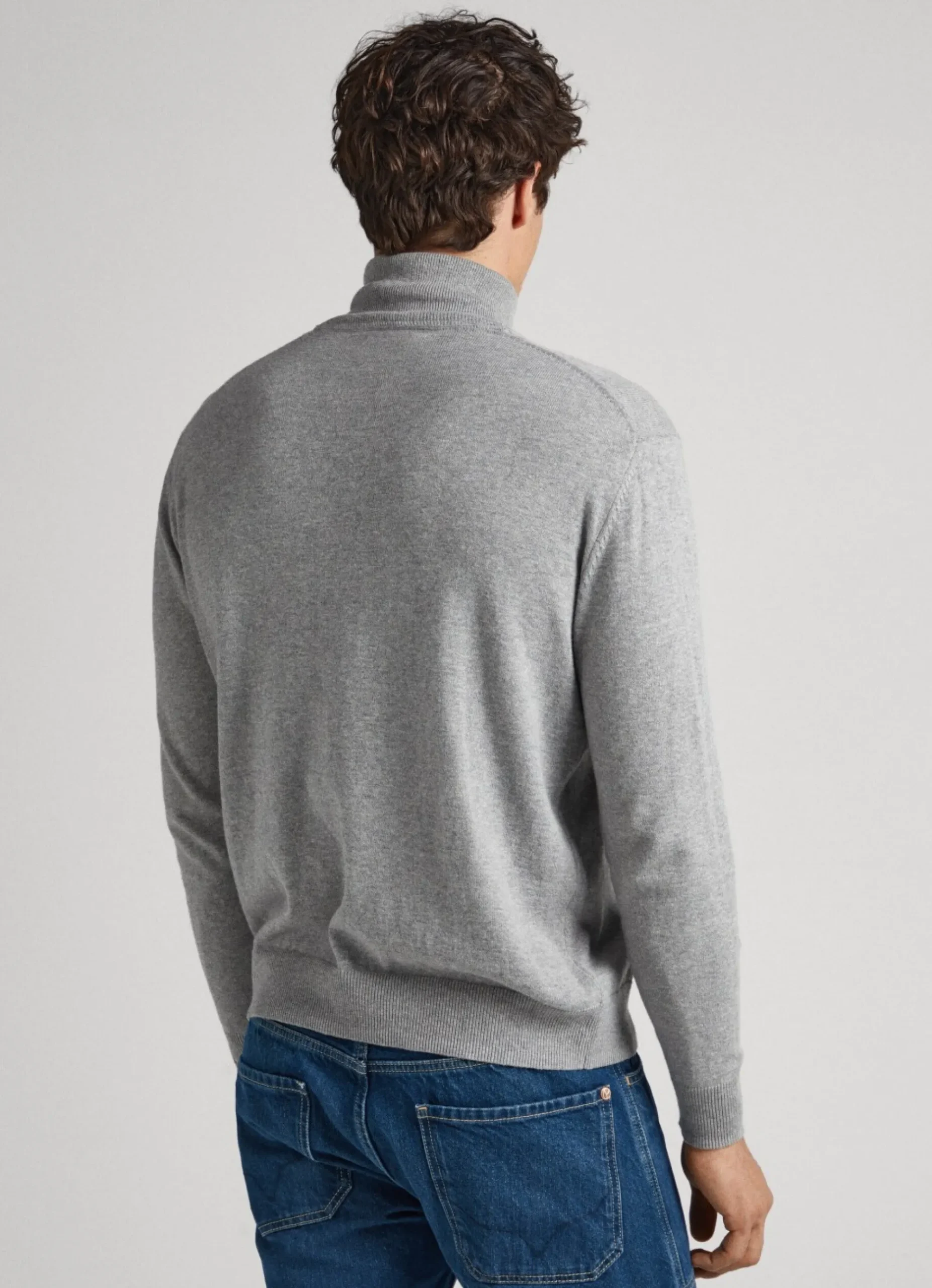 Homem Pepe Jeans Malhas>Camisola Algodao Gola Alta