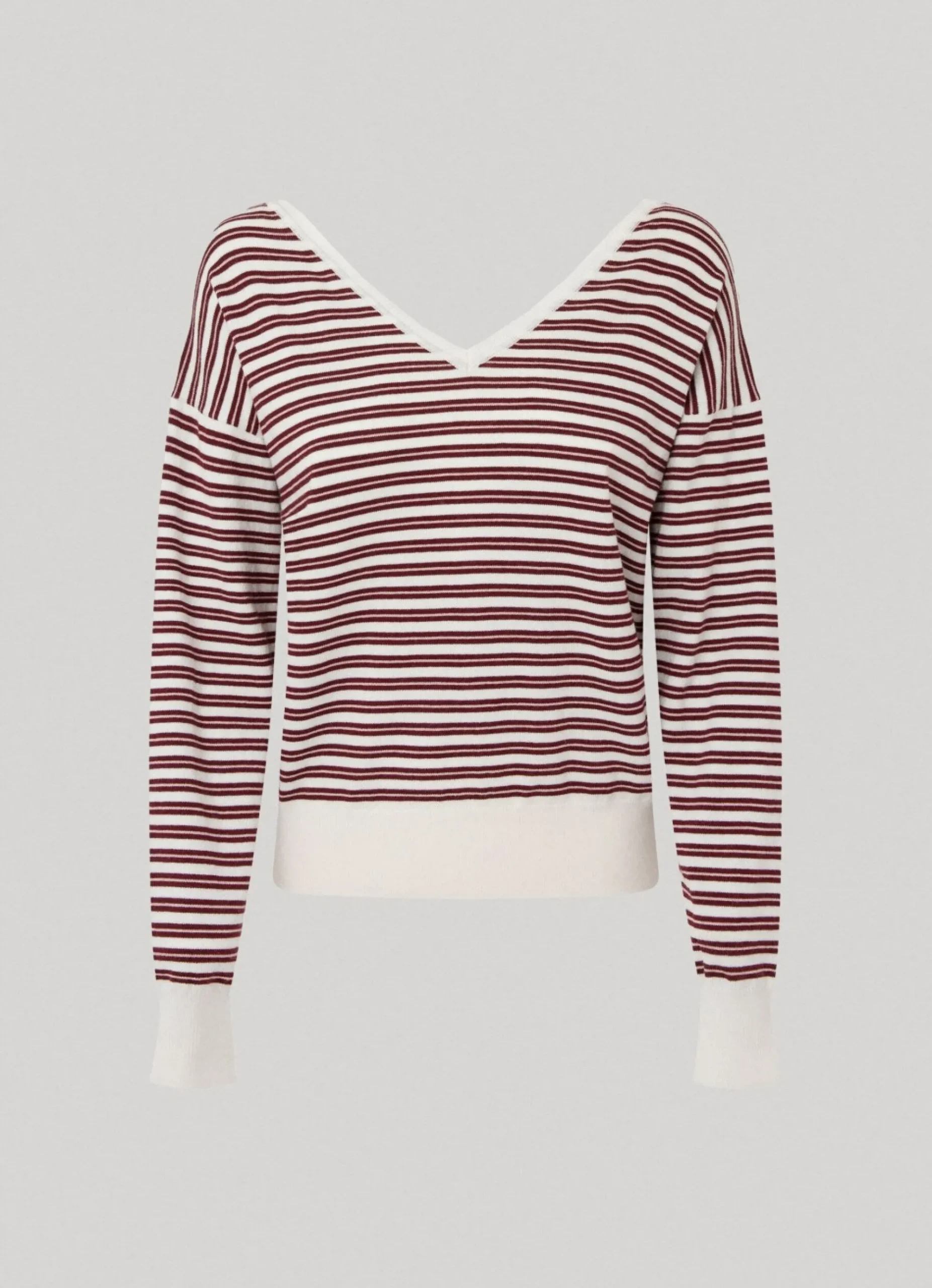Mulher Pepe Jeans Malhas>Camisola Algodao Pima As Riscas