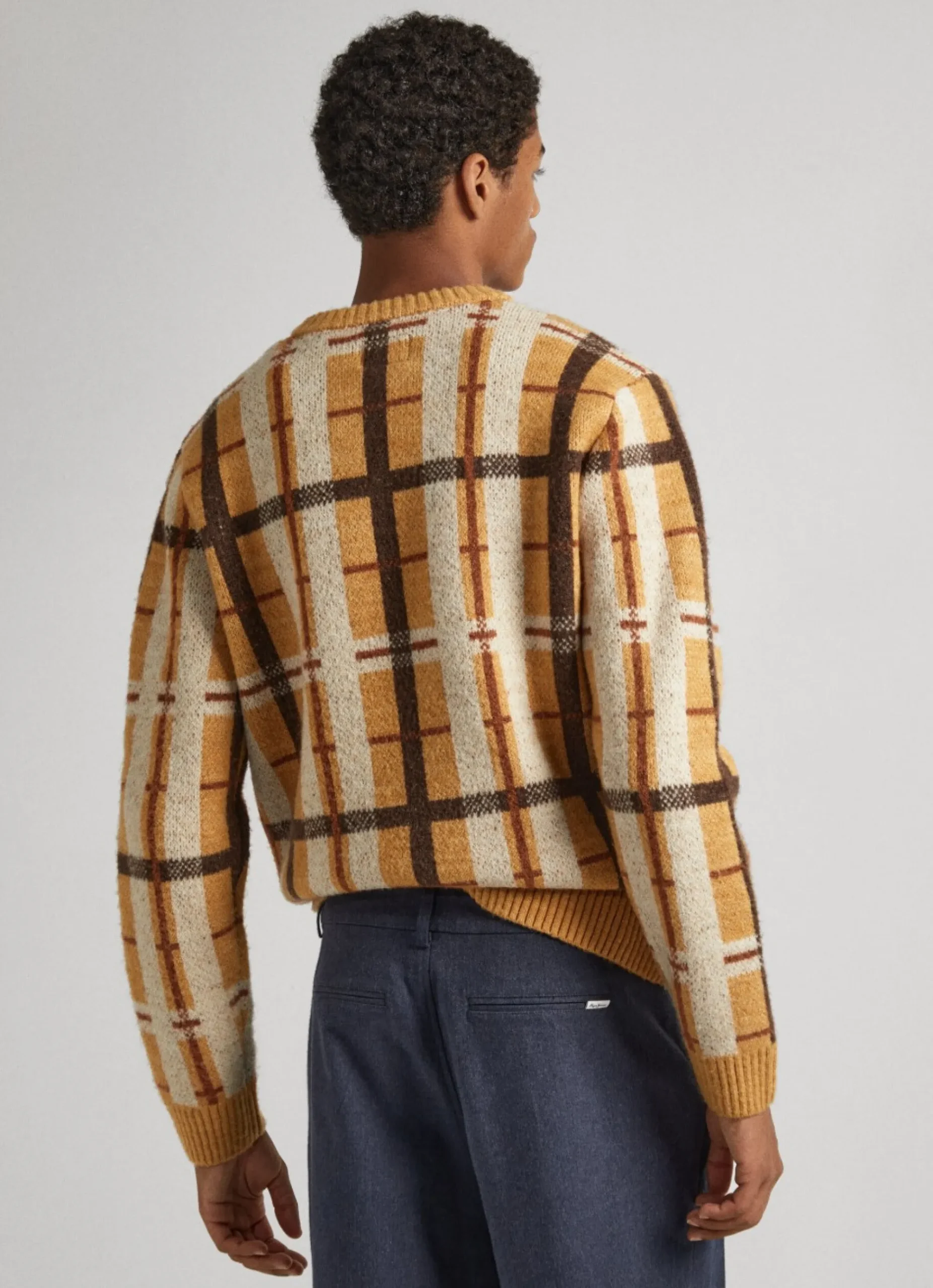 Homem Pepe Jeans Malhas>Camisola Algodao Xadrez Tartan