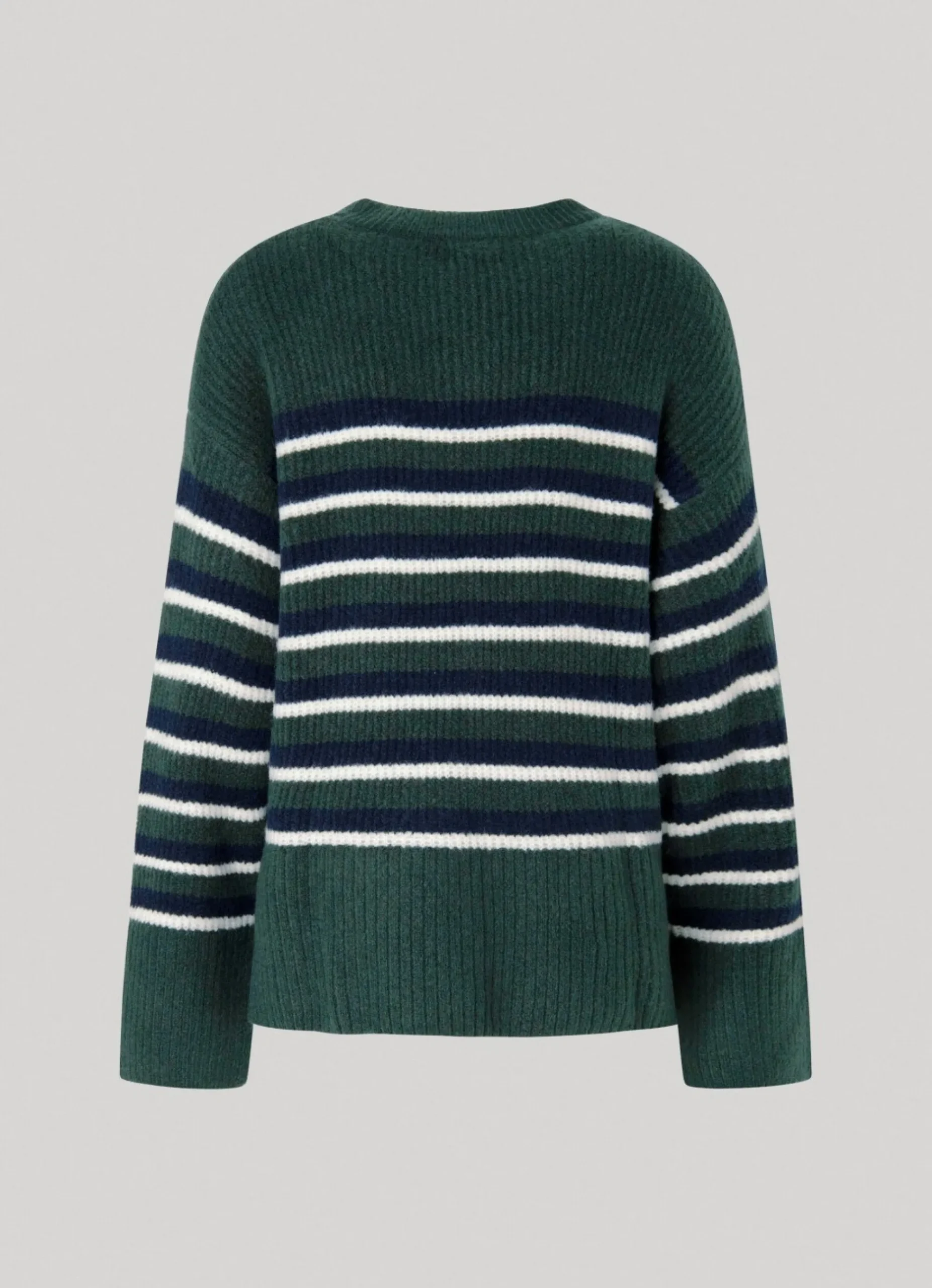 Mulher Pepe Jeans Malhas>Camisola As Riscas Com Gola Redonda