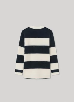 Rapariga Pepe Jeans Sweatshirts E Malhas>Camisola As Riscas De Gola Redonda