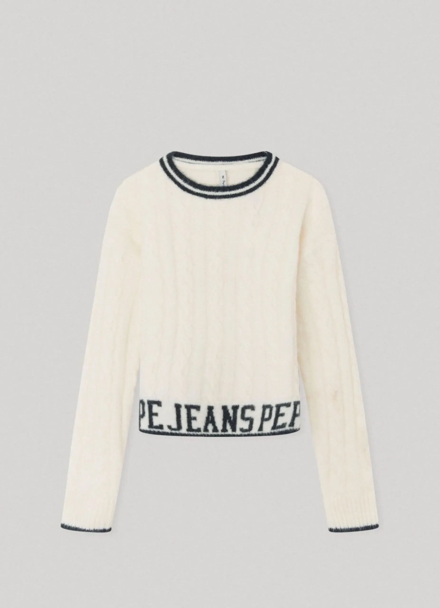 Rapariga Pepe Jeans Sweatshirts E Malhas>Camisola Boxy Fit Logo Bordado