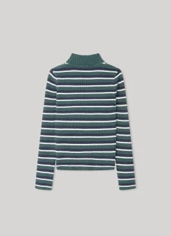 Rapariga Pepe Jeans Sweatshirts E Malhas>Camisola Canelada As Riscas