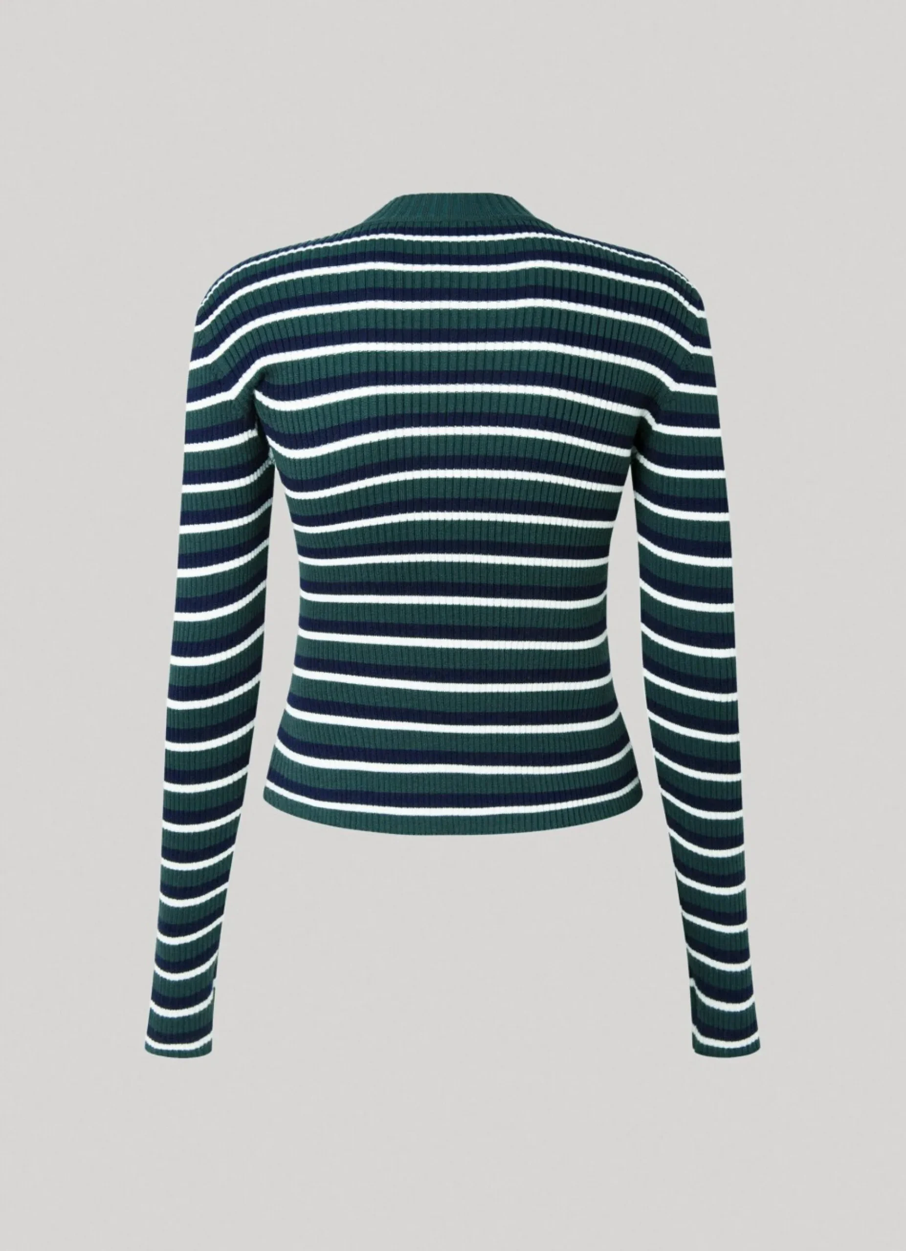 Mulher Pepe Jeans Malhas E Cardigans>Camisola Canelada As Riscas