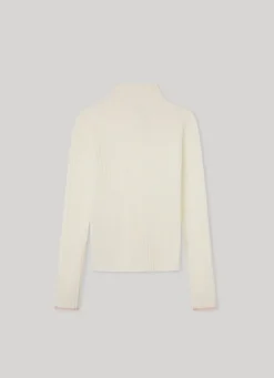 Rapariga Pepe Jeans Sweatshirts E Malhas>Camisola Canelada De Gola Alta