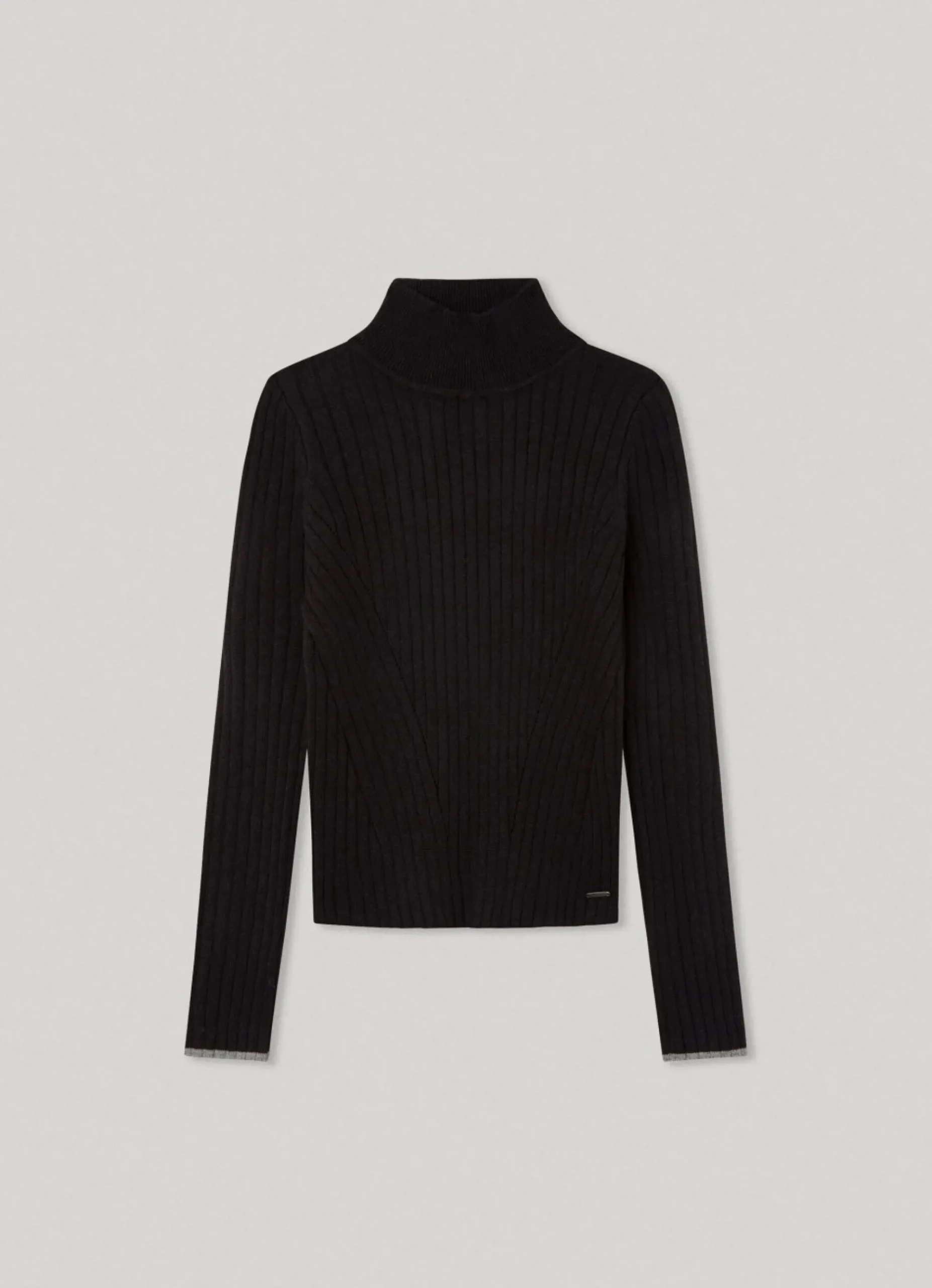 Rapariga Pepe Jeans Sweatshirts E Malhas>Camisola Canelada De Gola Alta