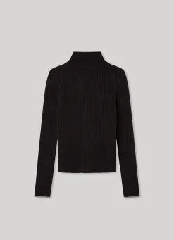 Rapariga Pepe Jeans Sweatshirts E Malhas>Camisola Canelada De Gola Alta