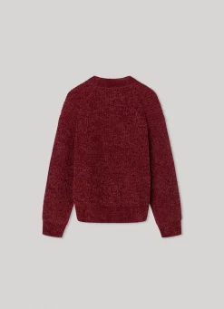 Rapariga Pepe Jeans Sweatshirts E Malhas>Camisola Chenille Gola Redonda