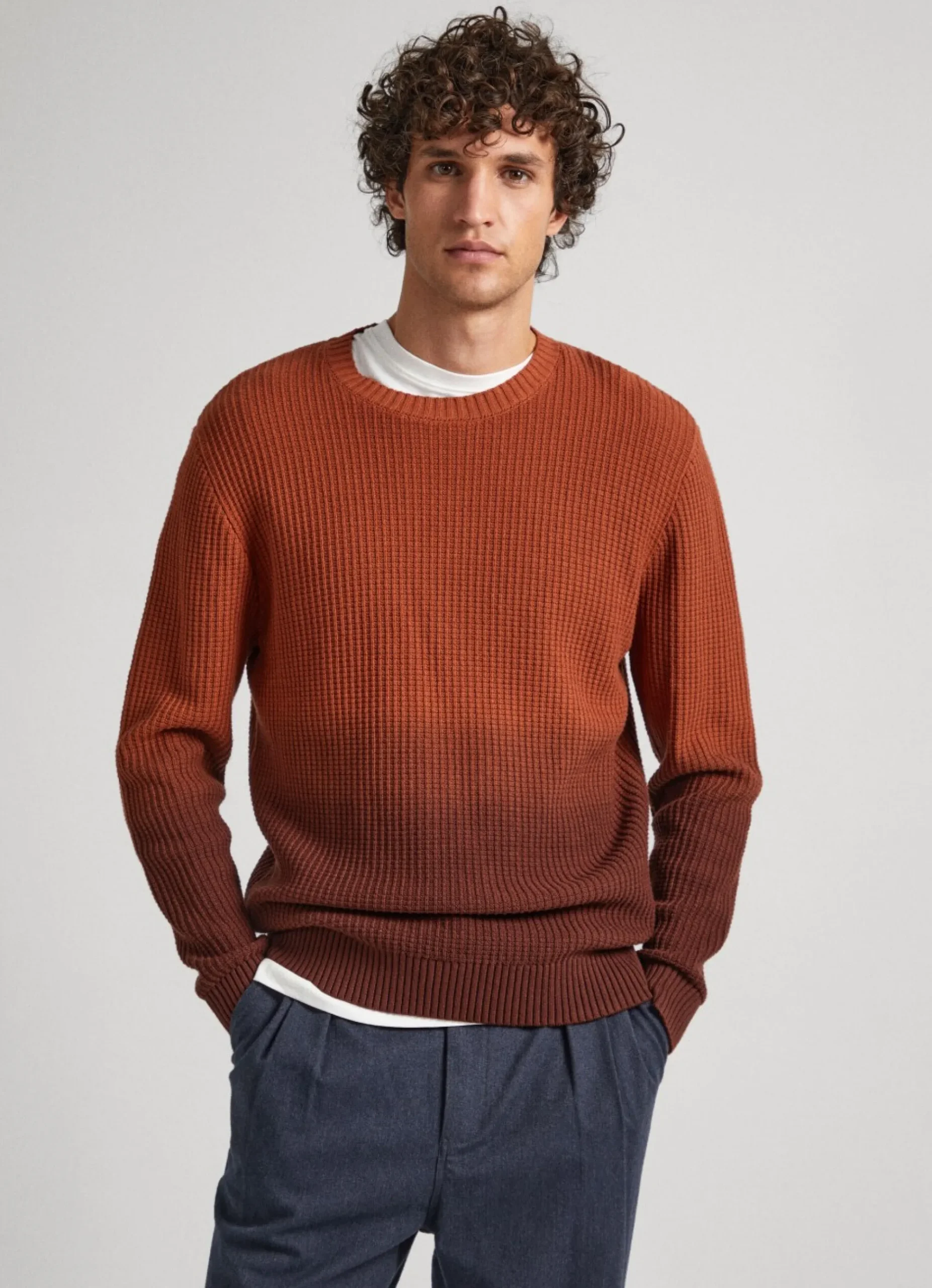 Homem Pepe Jeans Malhas>Camisola Color Block Efeito Desbotado