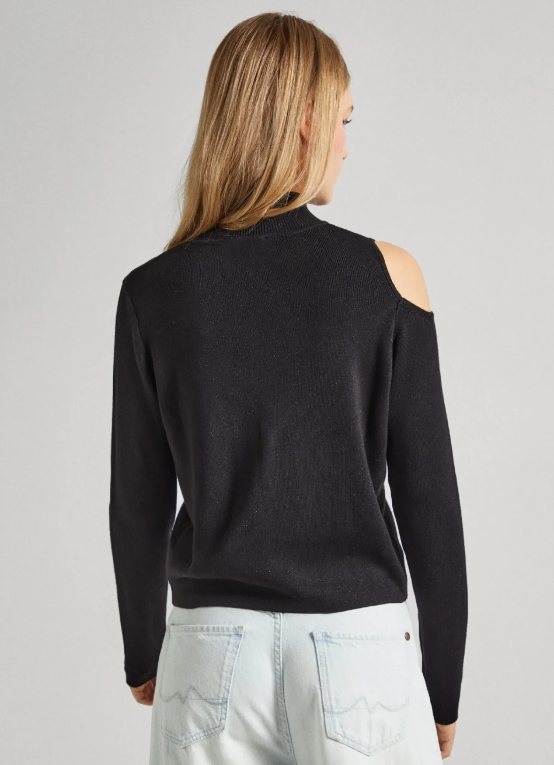 Mulher Pepe Jeans Malhas E Cardigans>Camisola Com Abertura Nos Ombros