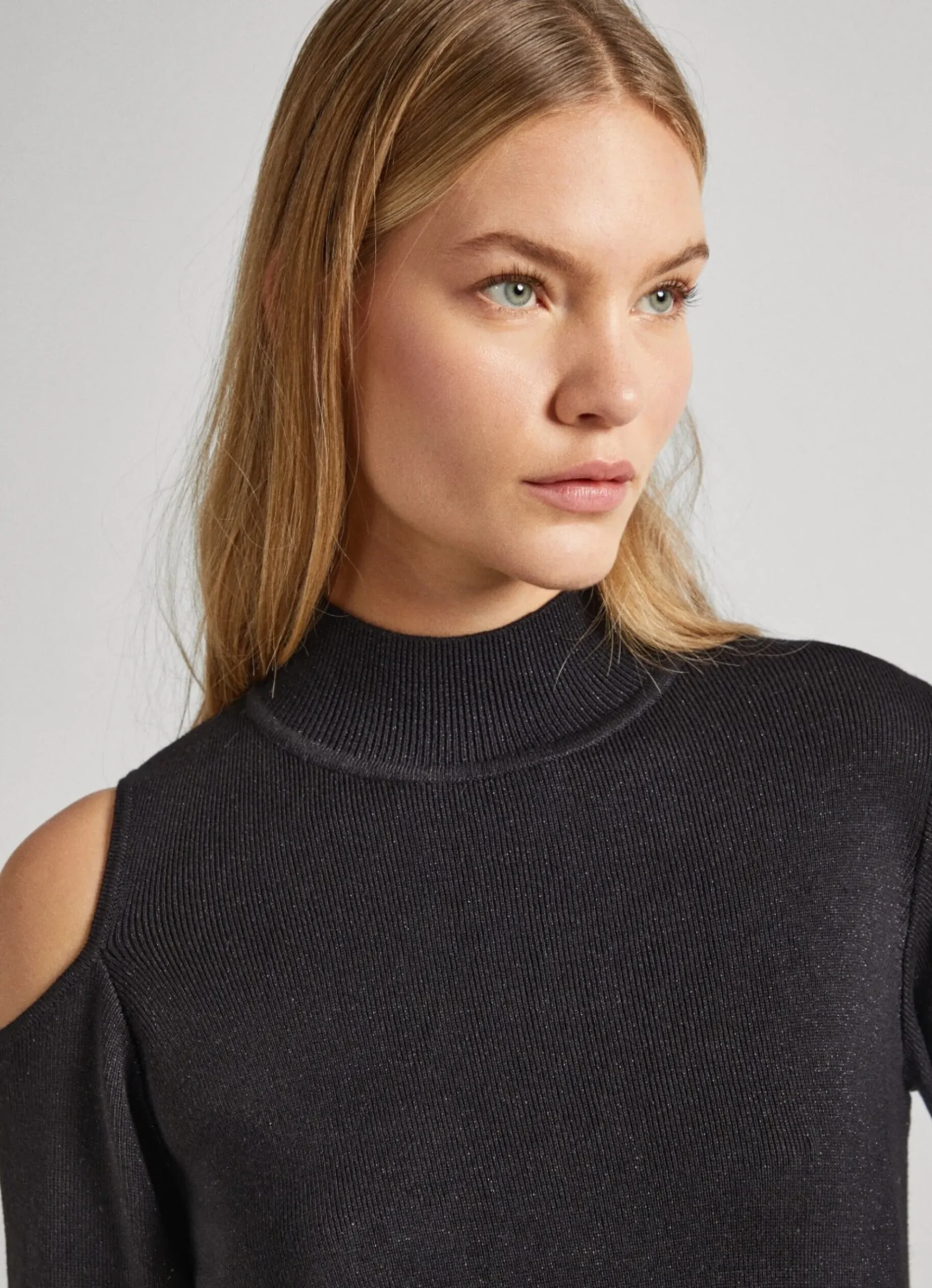 Mulher Pepe Jeans Malhas>Camisola Com Abertura Nos Ombros