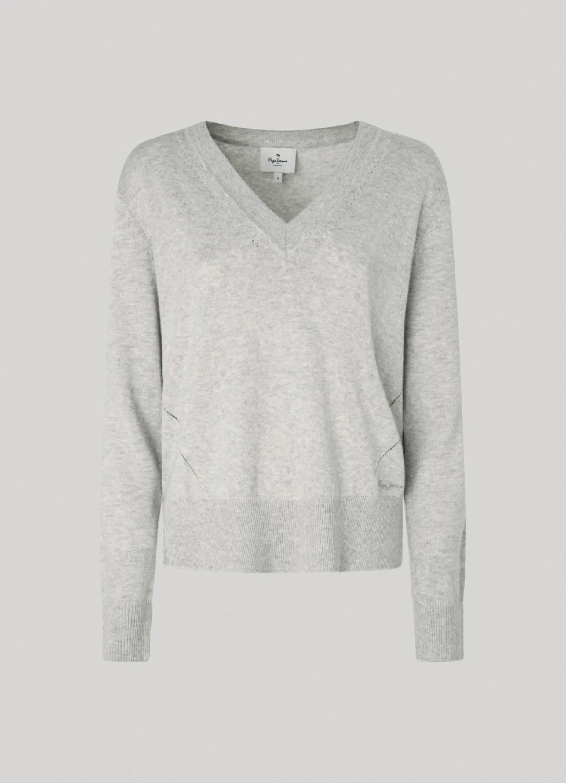 Mulher Pepe Jeans Malhas E Cardigans>Camisola Com Detalhes Abertos