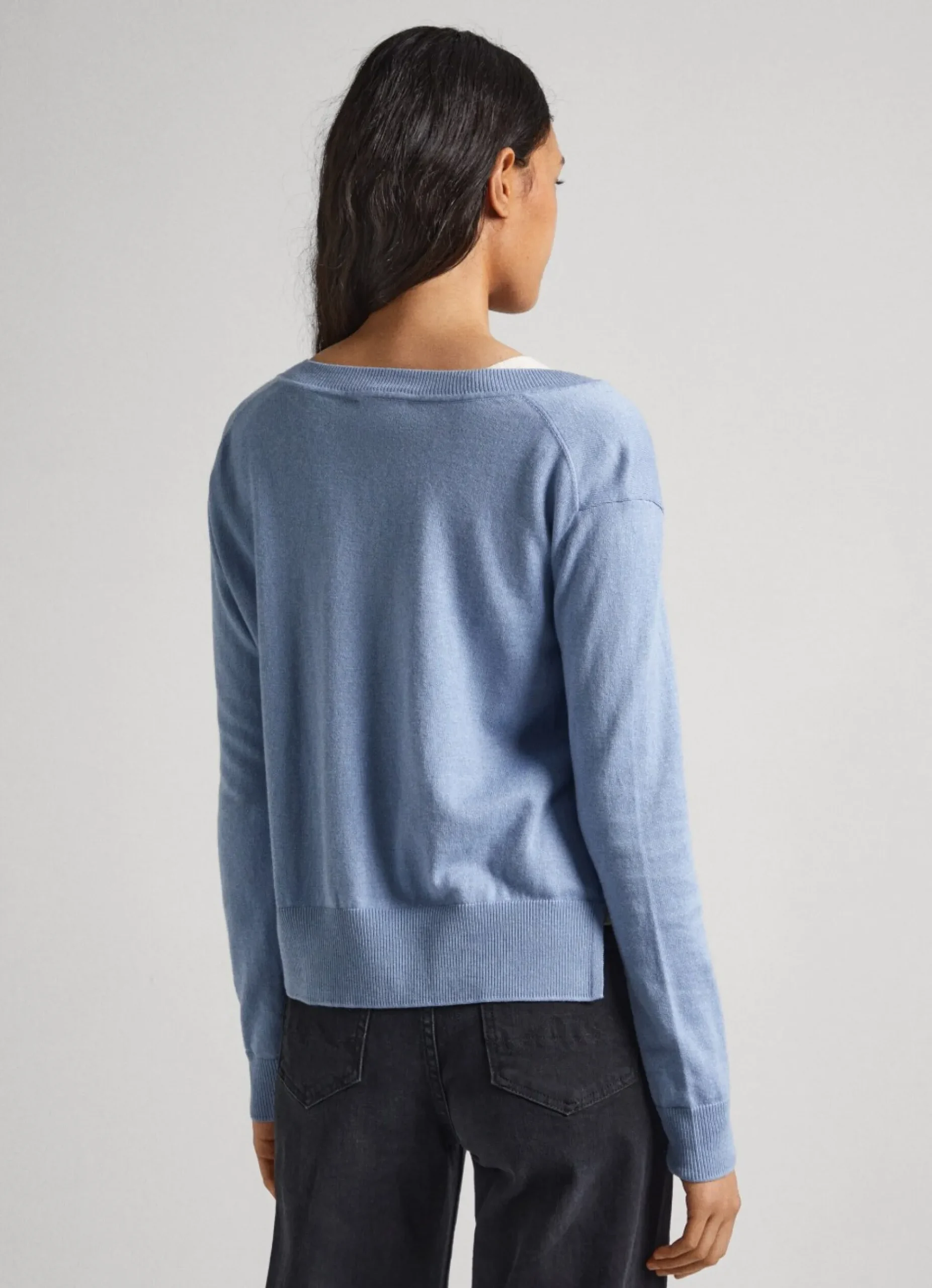 Mulher Pepe Jeans Malhas E Cardigans>Camisola Com Detalhes Abertos