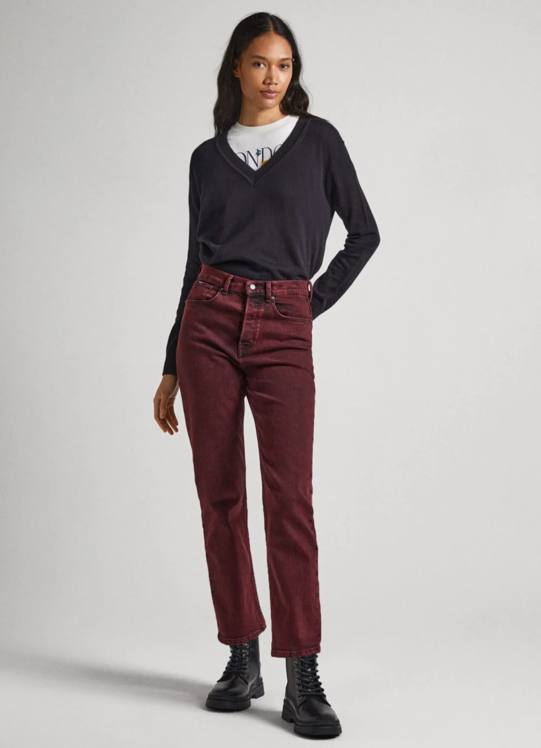 Mulher Pepe Jeans Malhas>Camisola Com Detalhes Abertos