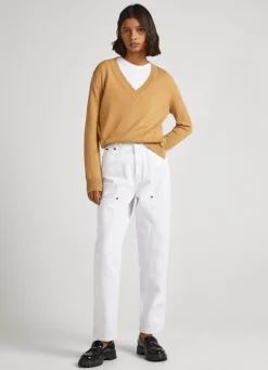 Mulher Pepe Jeans Malhas>Camisola Com Detalhes Abertos