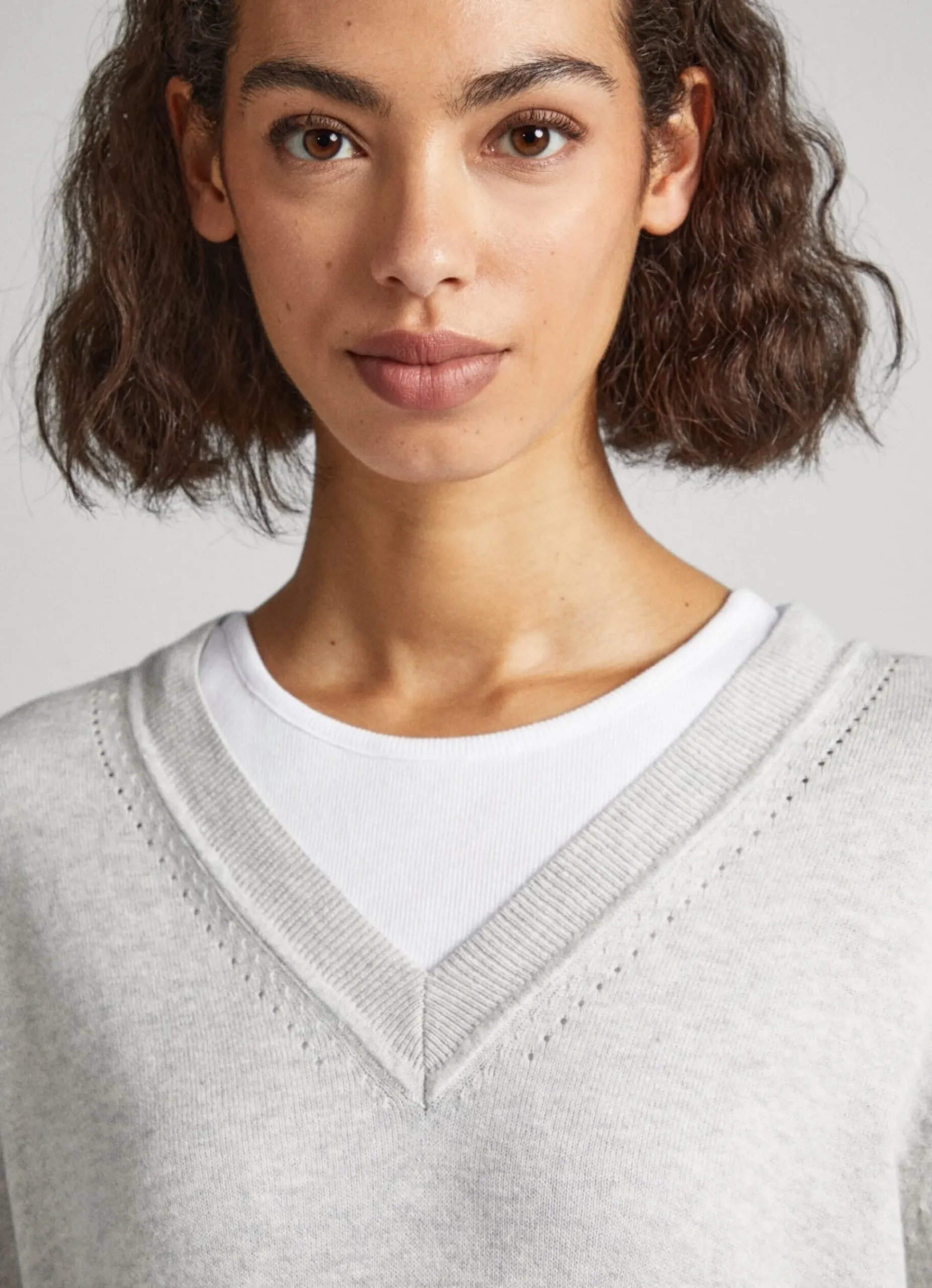 Mulher Pepe Jeans Malhas>Camisola Com Detalhes Abertos