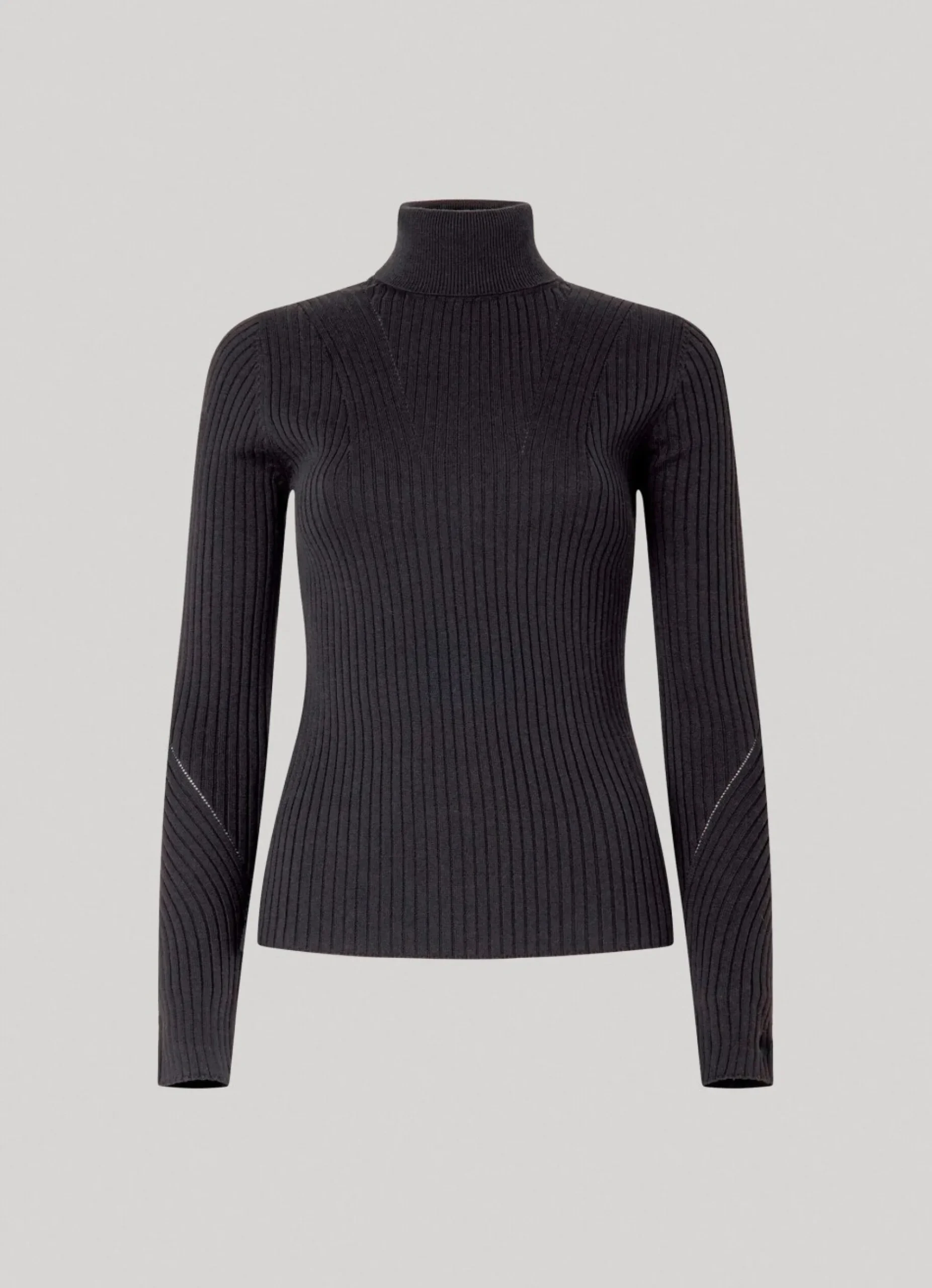 Mulher Pepe Jeans Malhas>Camisola De Gola Alta Canelada
