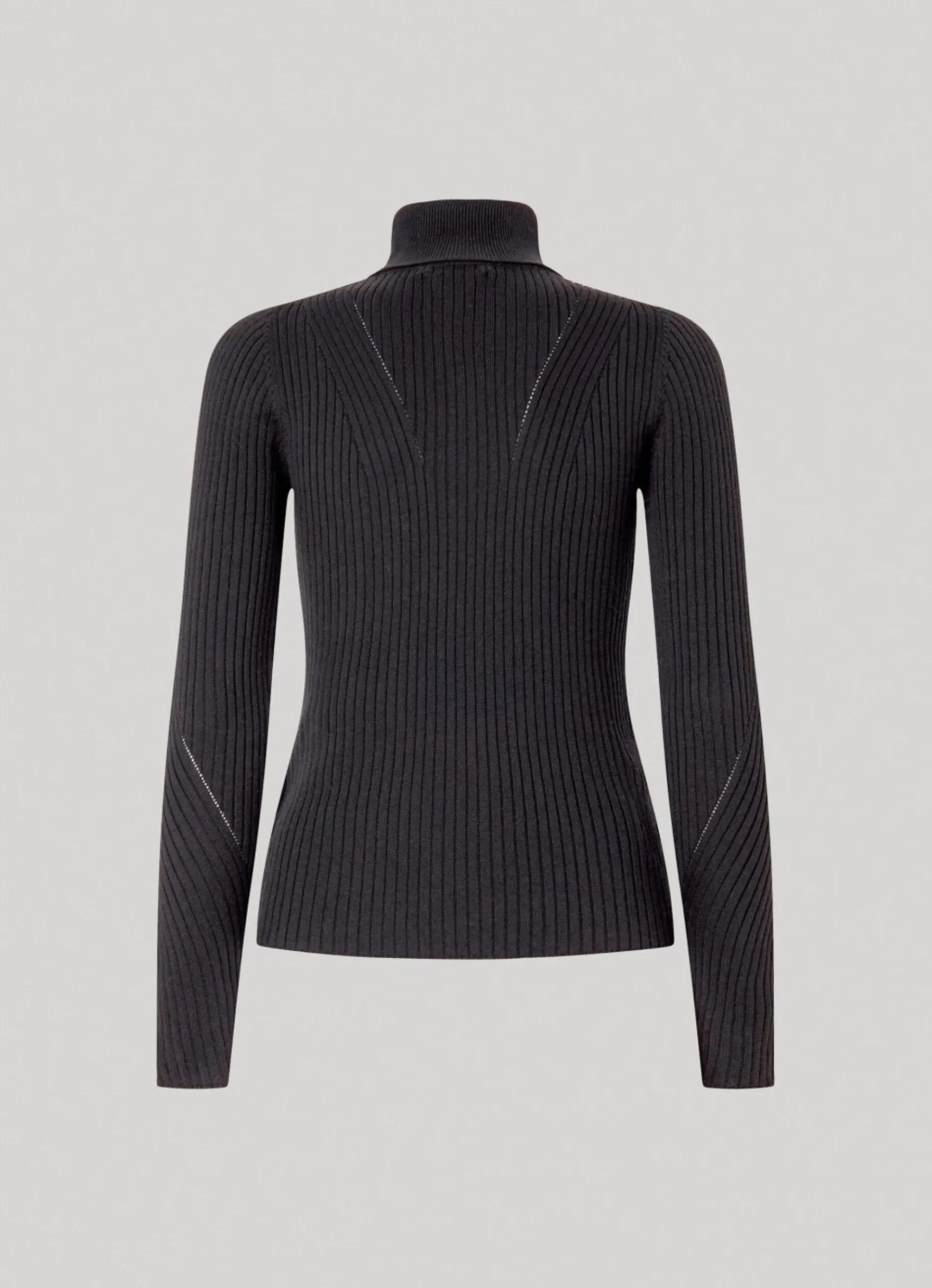 Mulher Pepe Jeans Malhas>Camisola De Gola Alta Canelada