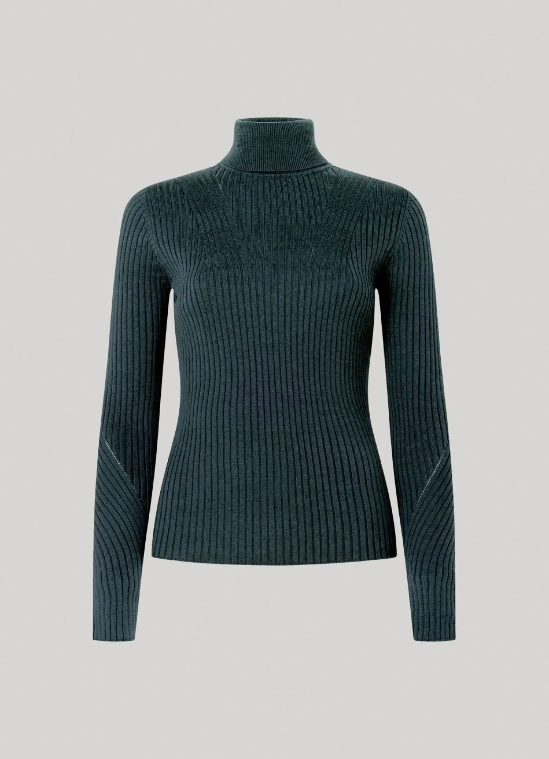 Mulher Pepe Jeans Malhas>Camisola De Gola Alta Canelada