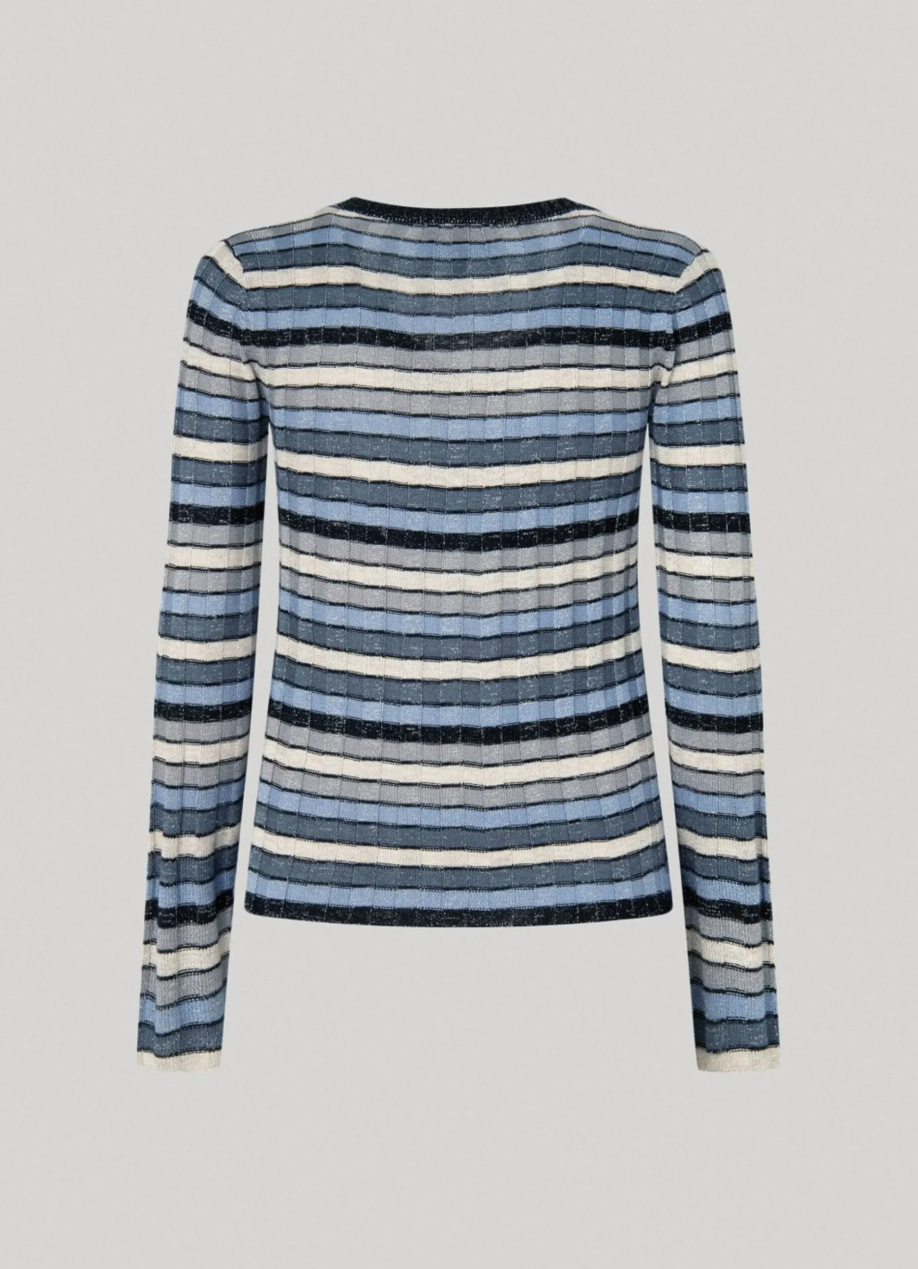 Mulher Pepe Jeans Malhas>Camisola Decote Em V As Riscas
