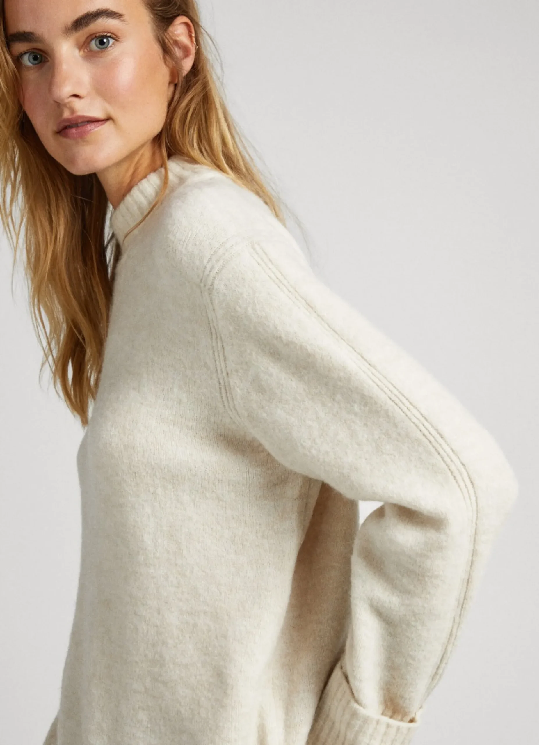 Mulher Pepe Jeans Malhas E Cardigans>Camisola Decote Perkins