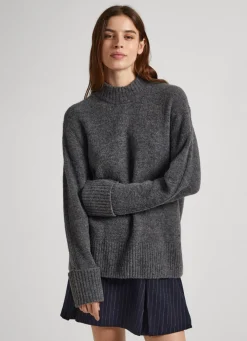 Mulher Pepe Jeans Malhas E Cardigans>Camisola Decote Perkins