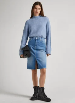 Mulher Pepe Jeans Malhas>Camisola Decote Perkins