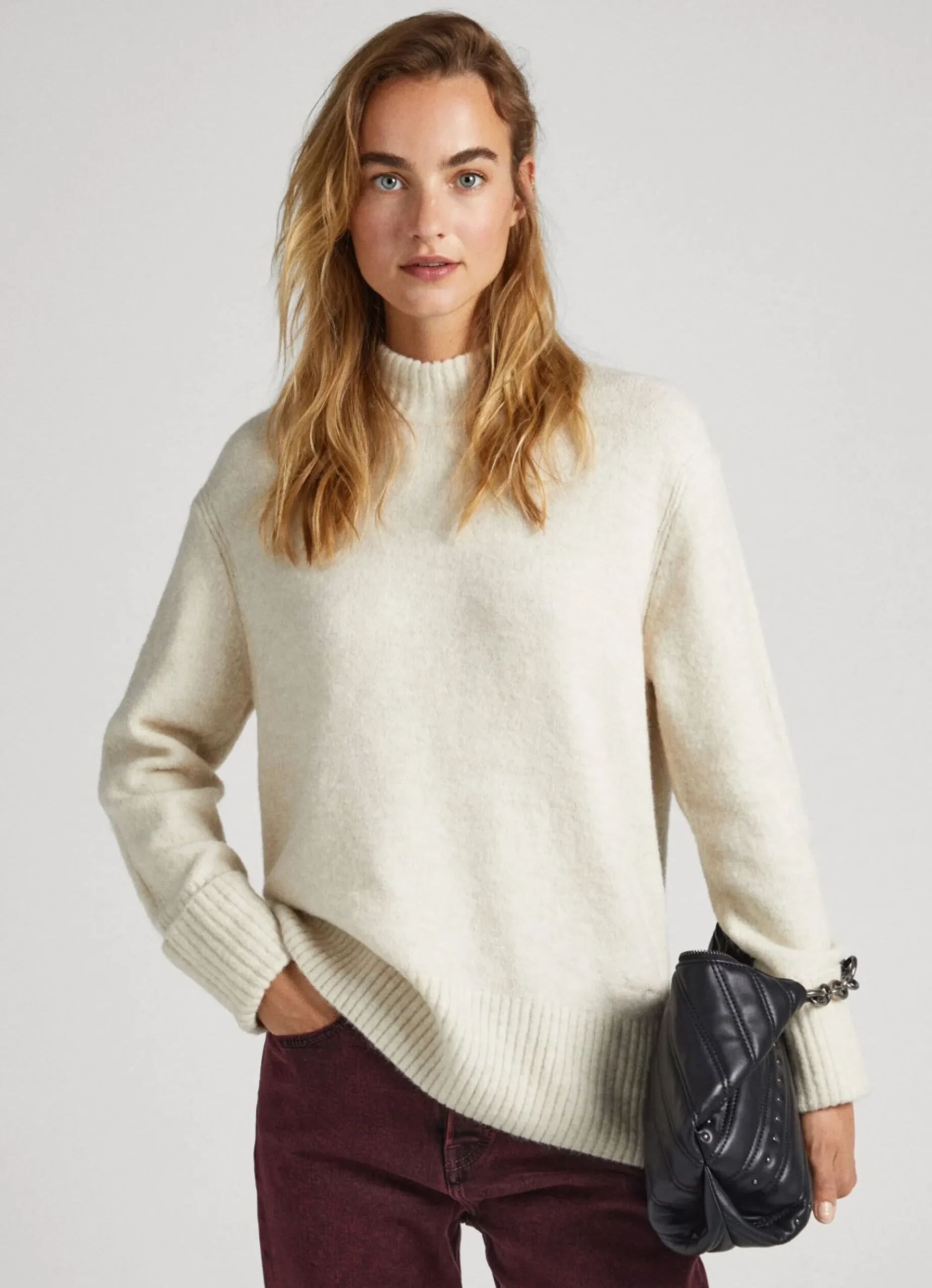 Mulher Pepe Jeans Malhas>Camisola Decote Perkins