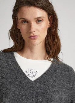 Mulher Pepe Jeans Malhas E Cardigans><noscript><img width=