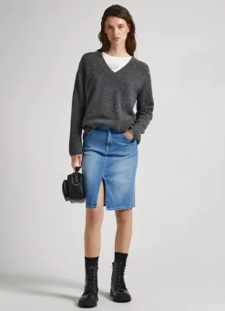 Mulher Pepe Jeans Malhas>Camisola Decote V