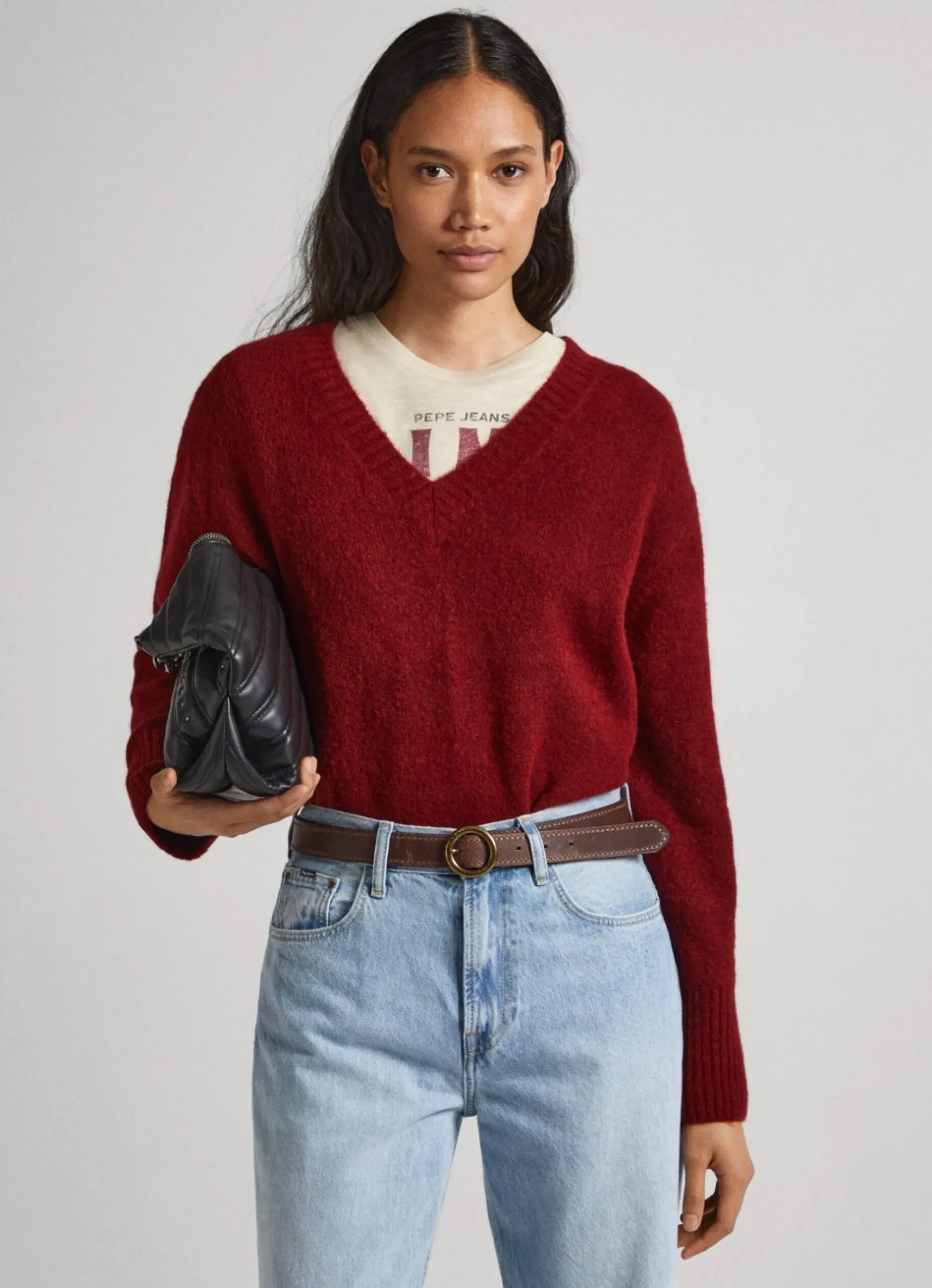 Mulher Pepe Jeans Malhas>Camisola Decote V