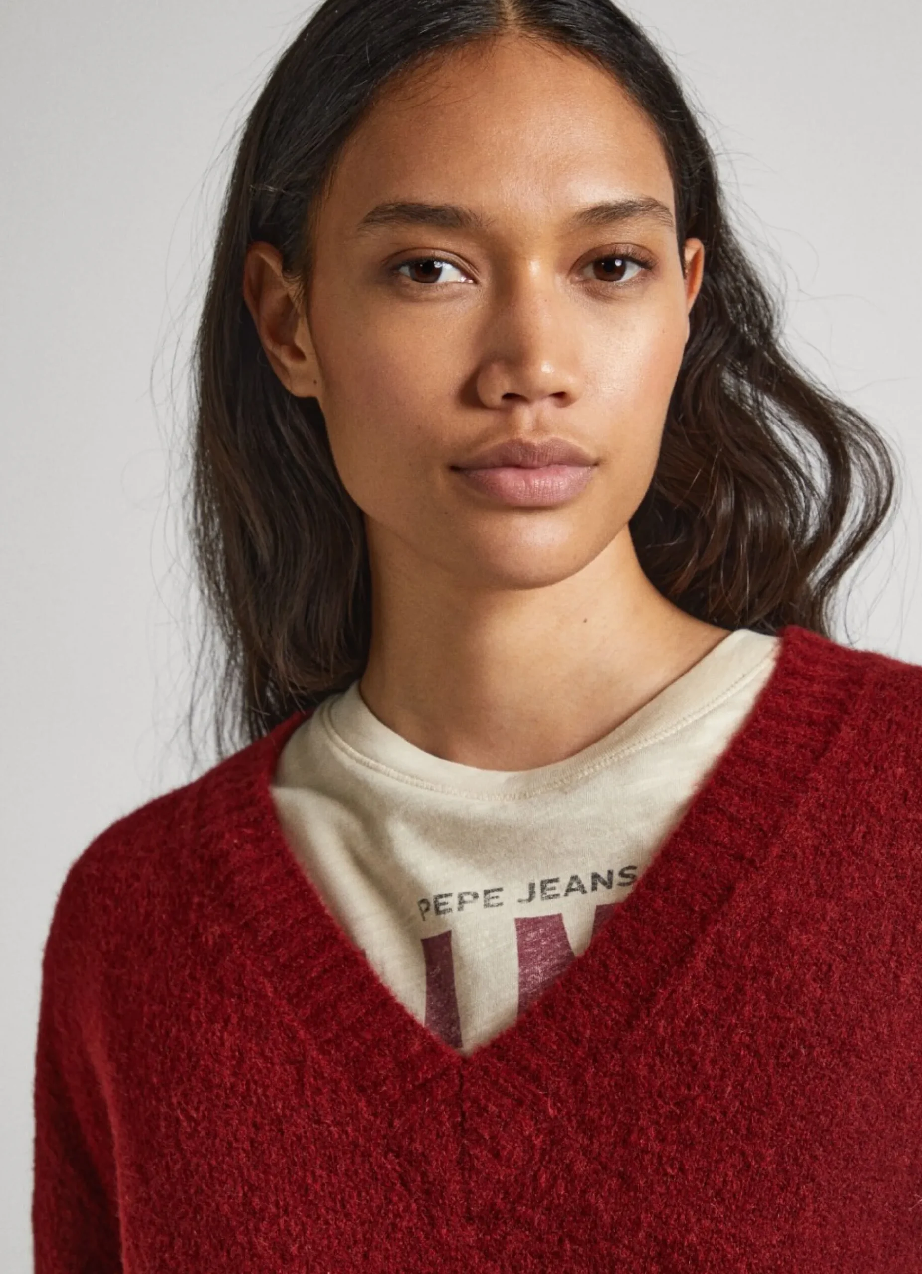 Mulher Pepe Jeans Malhas>Camisola Decote V