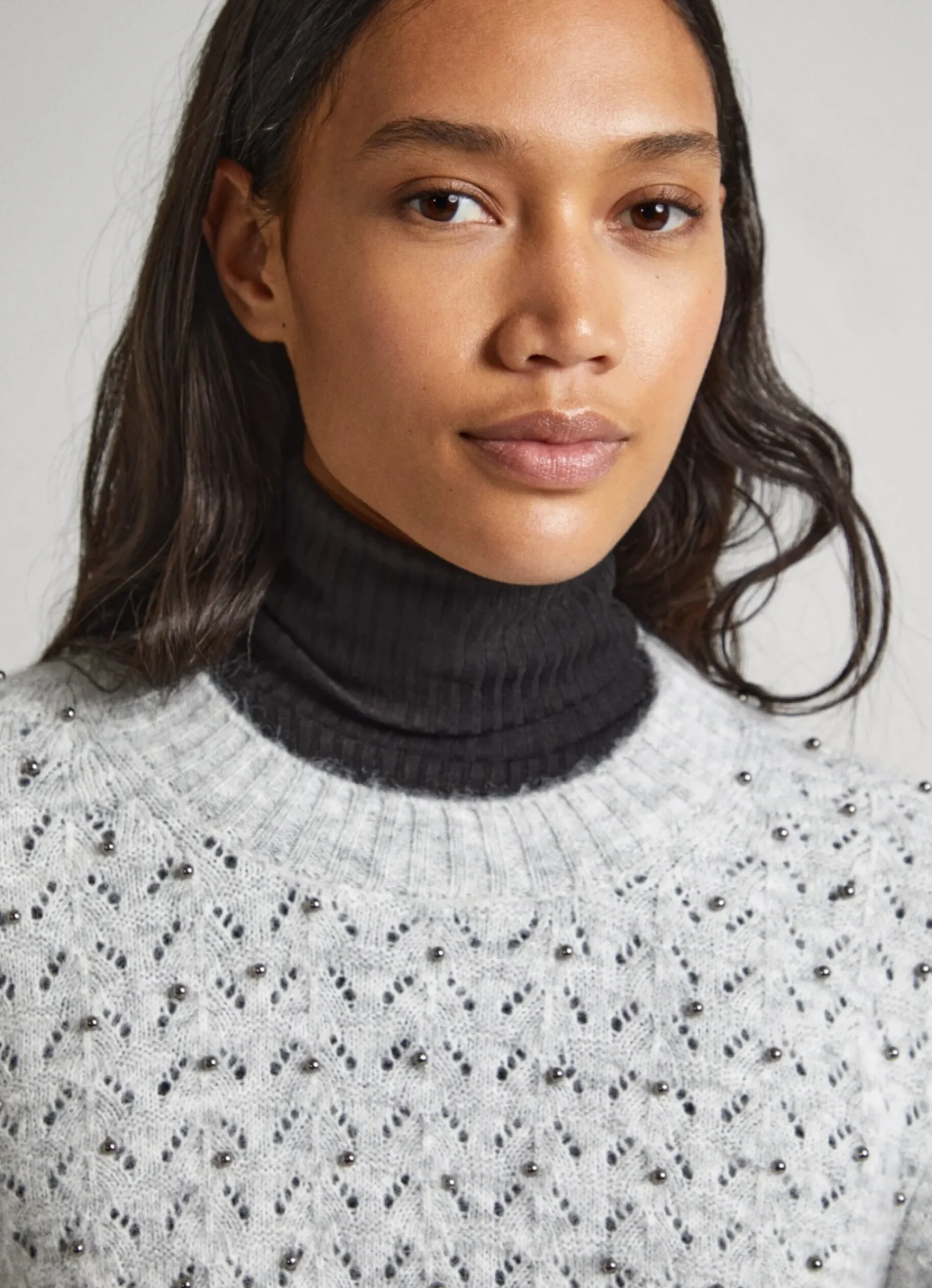 Mulher Pepe Jeans Malhas>Camisola Detalhe Strass