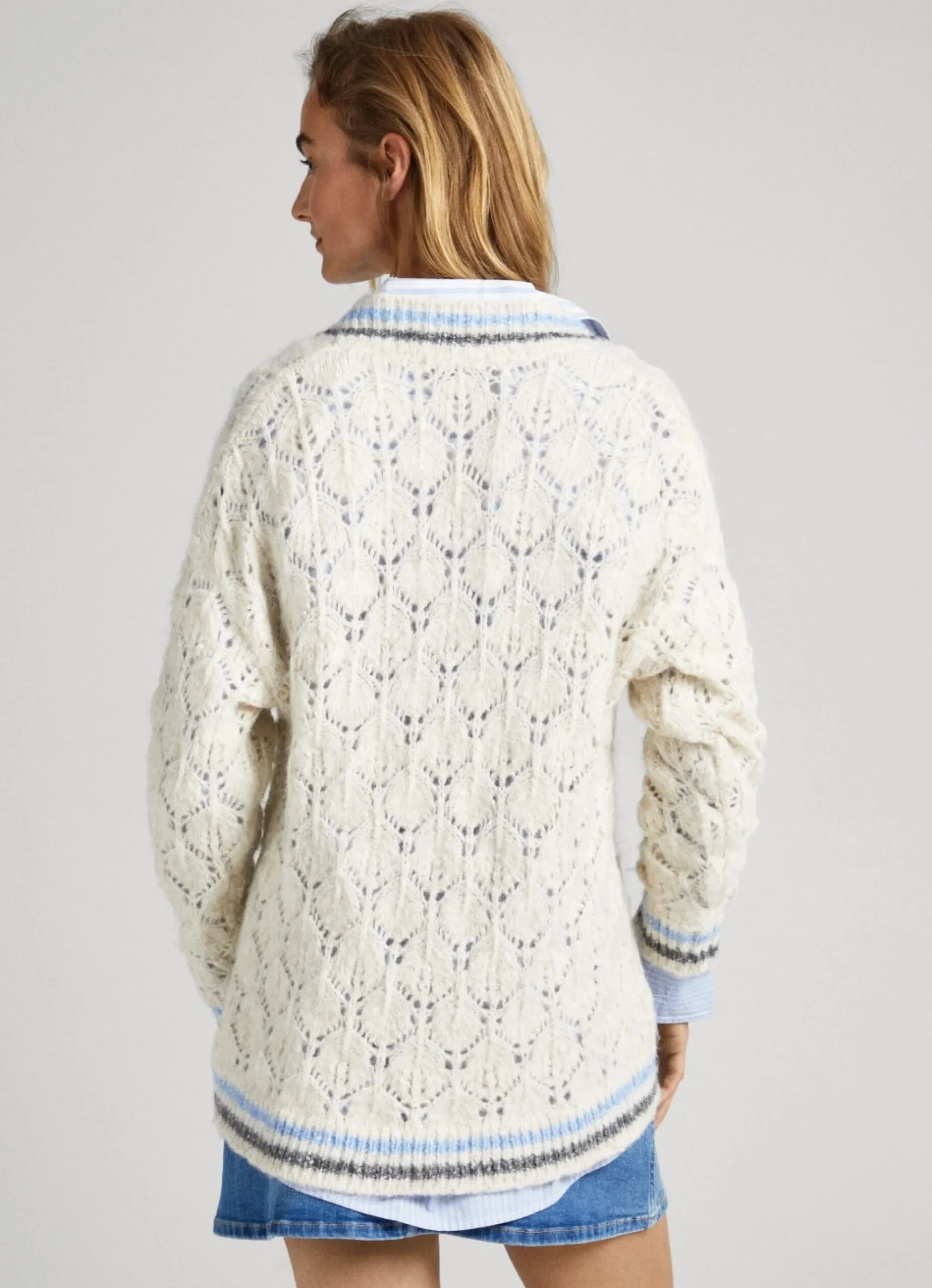 Mulher Pepe Jeans Malhas>Camisola Detalhes Abertos