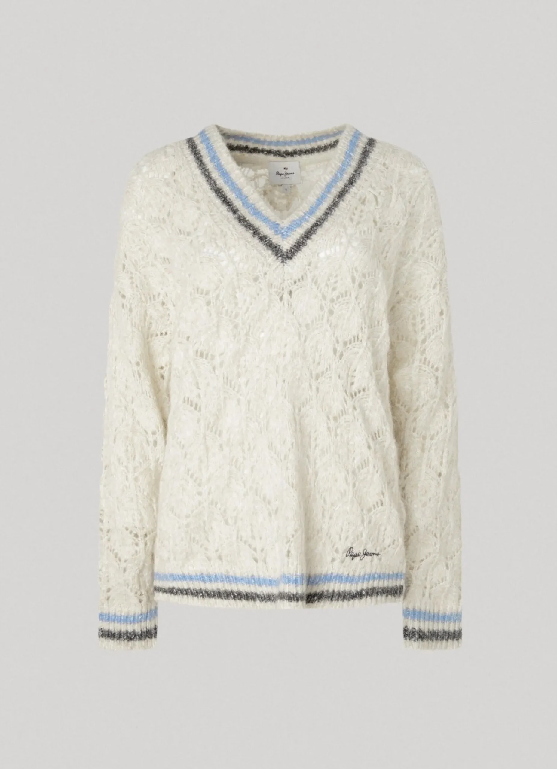 Mulher Pepe Jeans Malhas>Camisola Detalhes Abertos