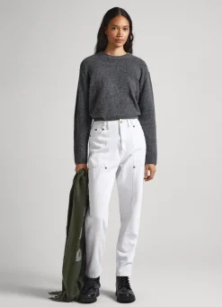 Mulher Pepe Jeans Malhas E Cardigans>Camisola Gola Redonda